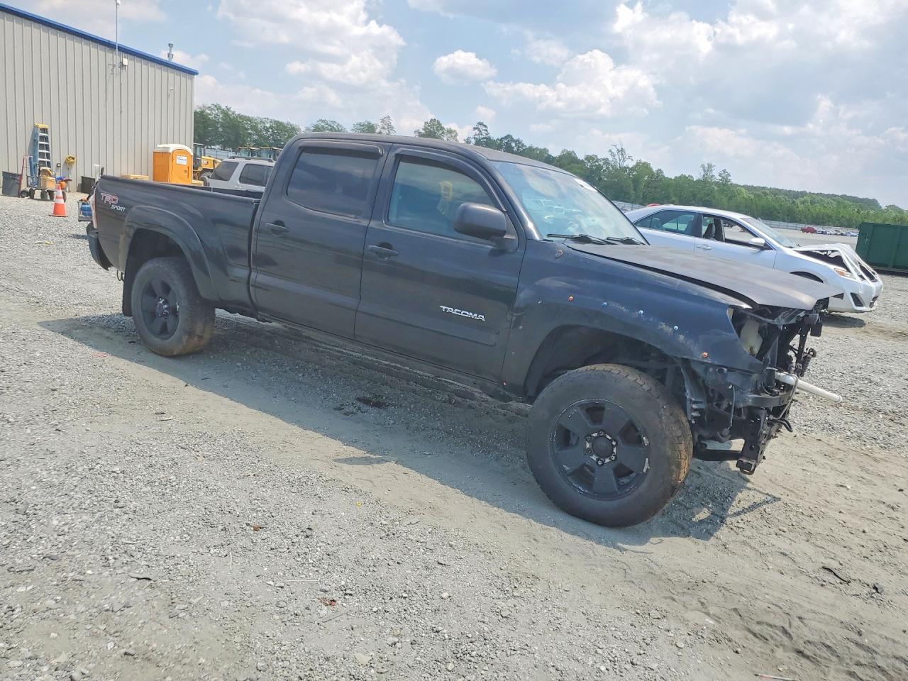 2010 Toyota Tacoma Double Cab Black vin: 3TMMU4FN3AM018278