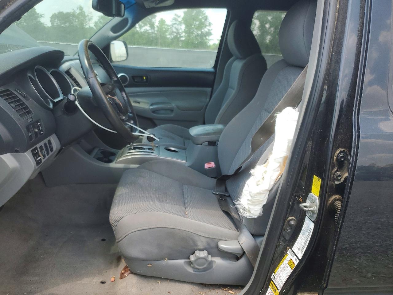 2010 Toyota Tacoma Double Cab Black vin: 3TMMU4FN3AM018278