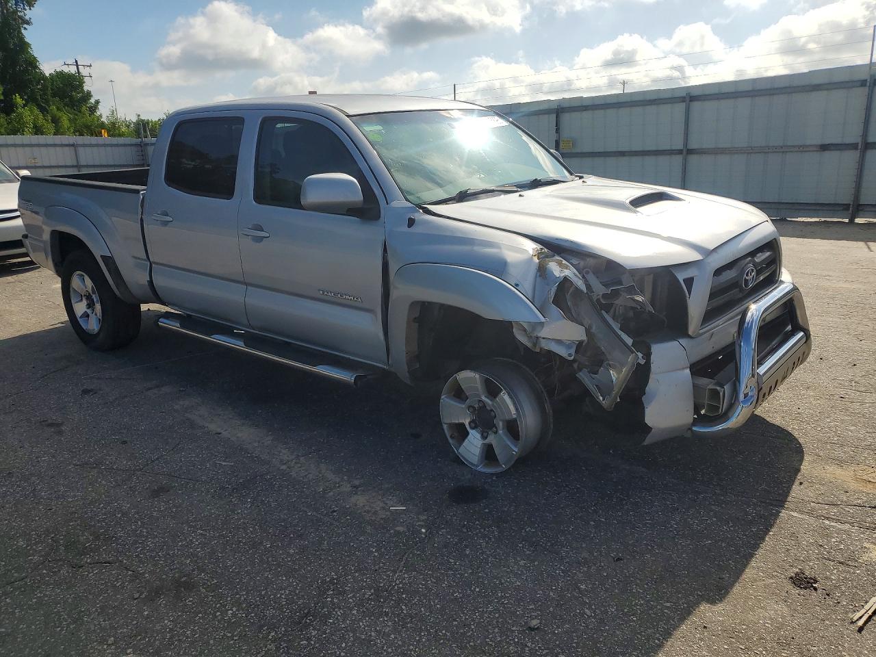 2010 Toyota Tacoma Double Cab Long Bed Серебряный vin: 3TMMU4FN3AM020855