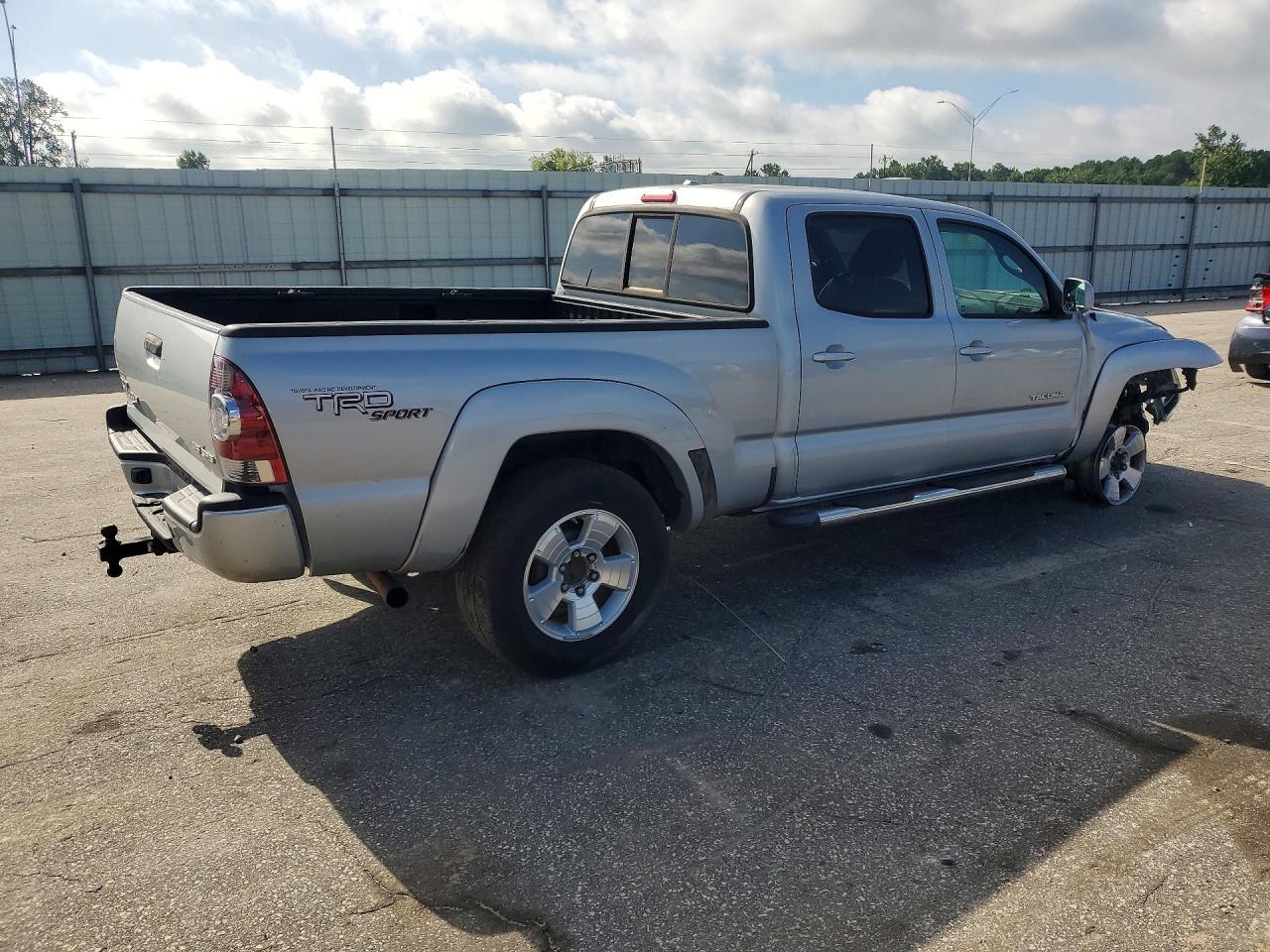 2010 Toyota Tacoma Double Cab Long Bed Серебряный vin: 3TMMU4FN3AM020855