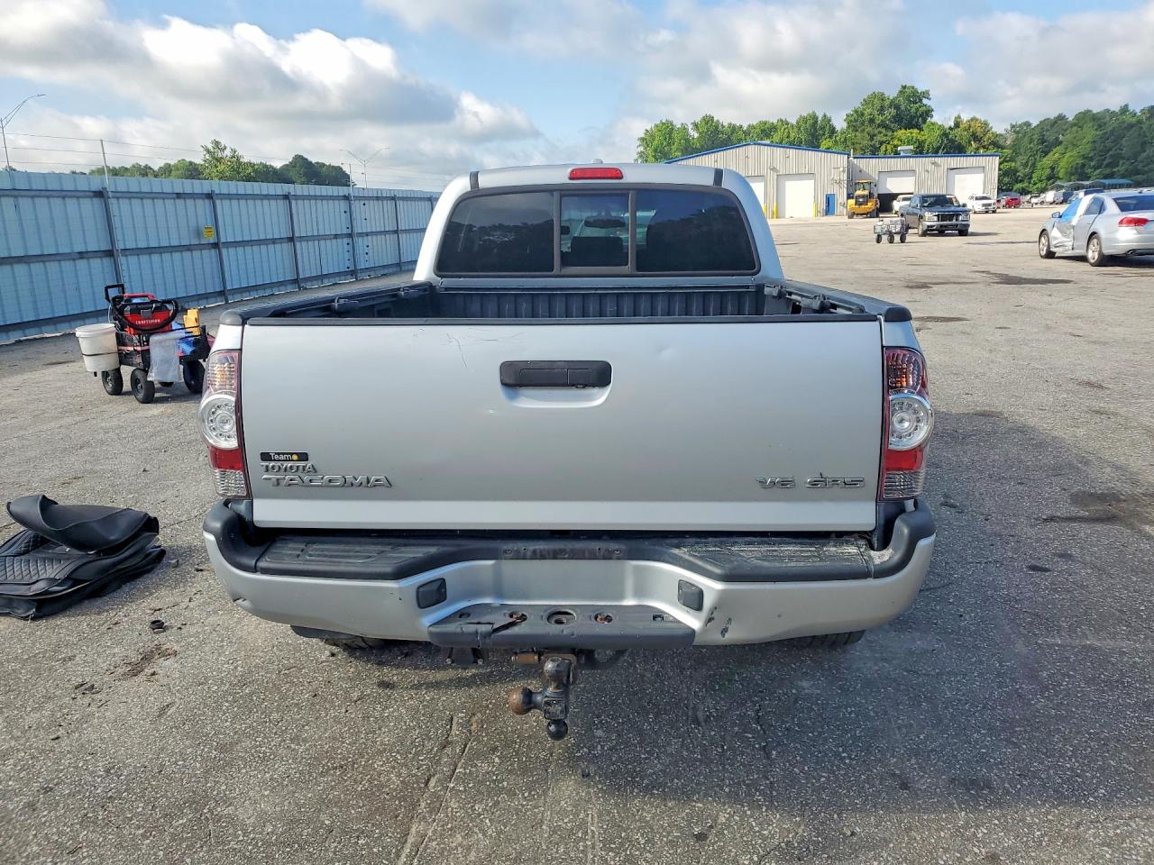 2010 Toyota Tacoma Double Cab Long Bed Серебряный vin: 3TMMU4FN3AM020855