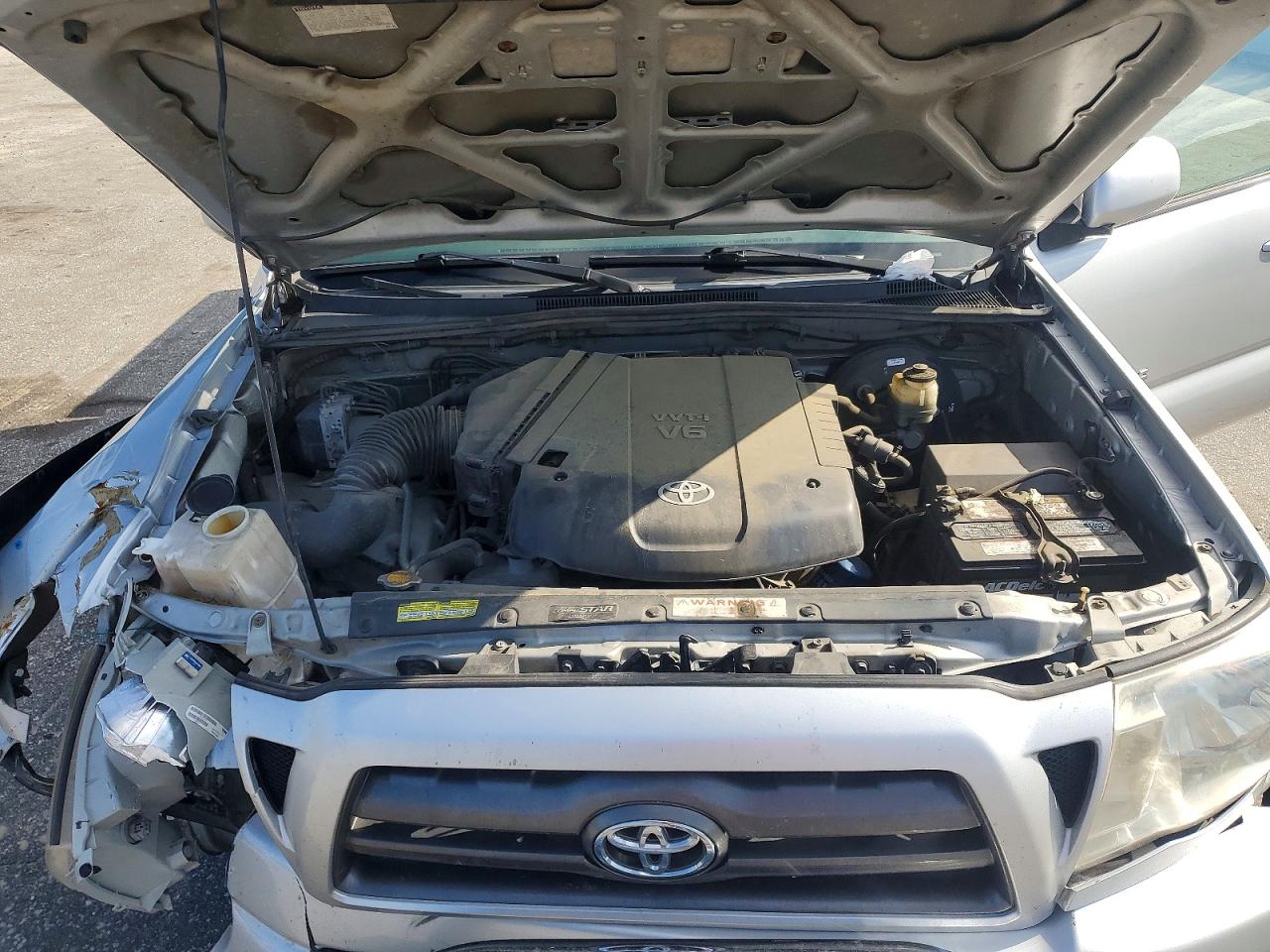 2010 Toyota Tacoma Double Cab Long Bed Серебряный vin: 3TMMU4FN3AM020855