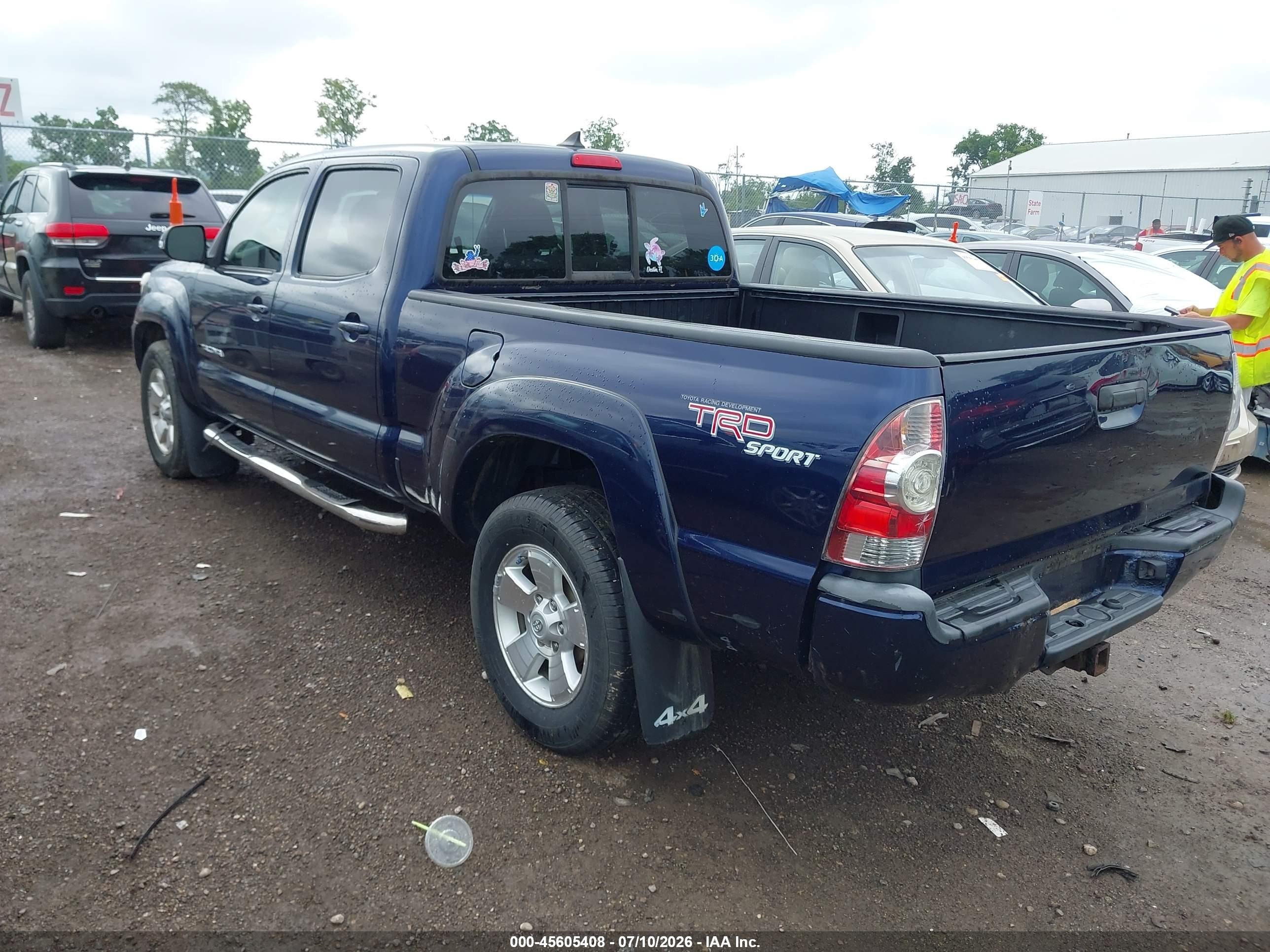 2012 Toyota Tacoma Base V6 Dark Blue vin: 3TMMU4FN3CM043961
