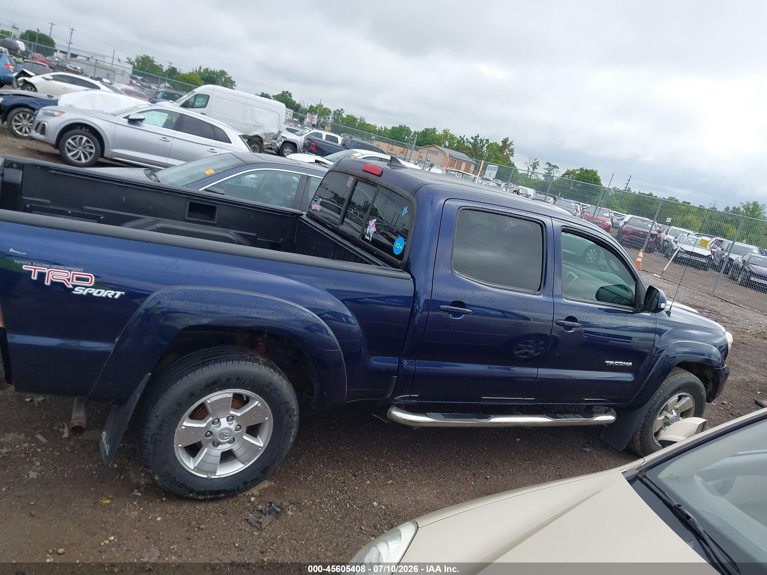 2012 Toyota Tacoma Base V6 Dark Blue vin: 3TMMU4FN3CM043961