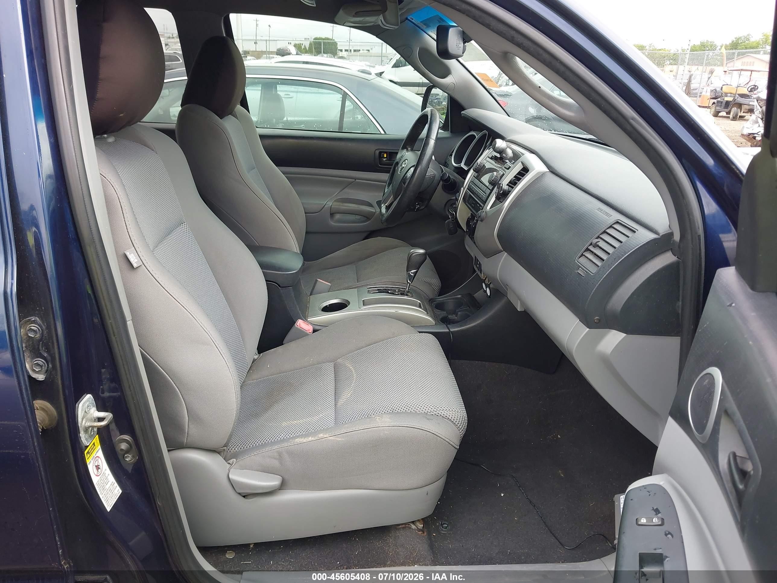 2012 Toyota Tacoma Base V6 Dark Blue vin: 3TMMU4FN3CM043961