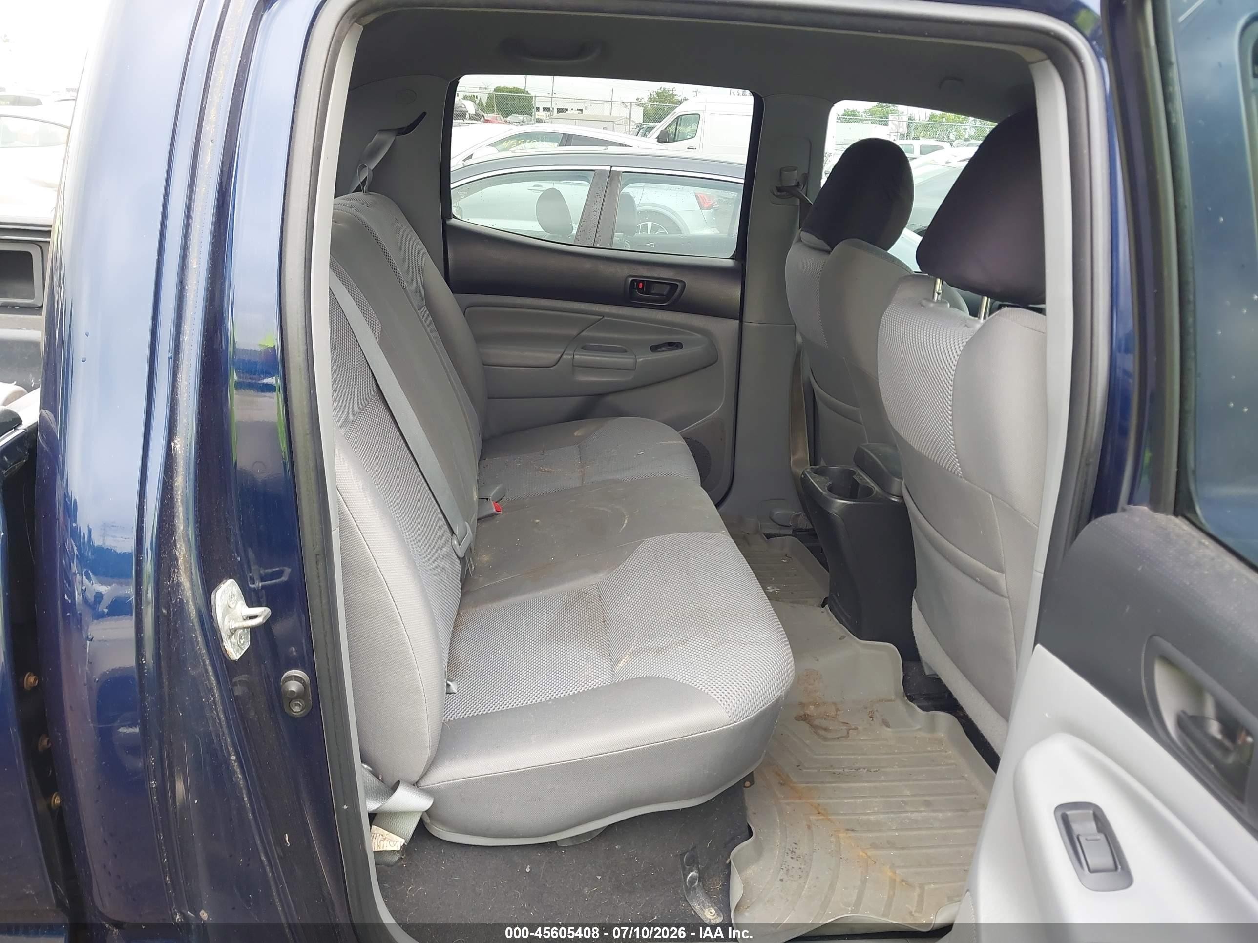2012 Toyota Tacoma Base V6 Dark Blue vin: 3TMMU4FN3CM043961