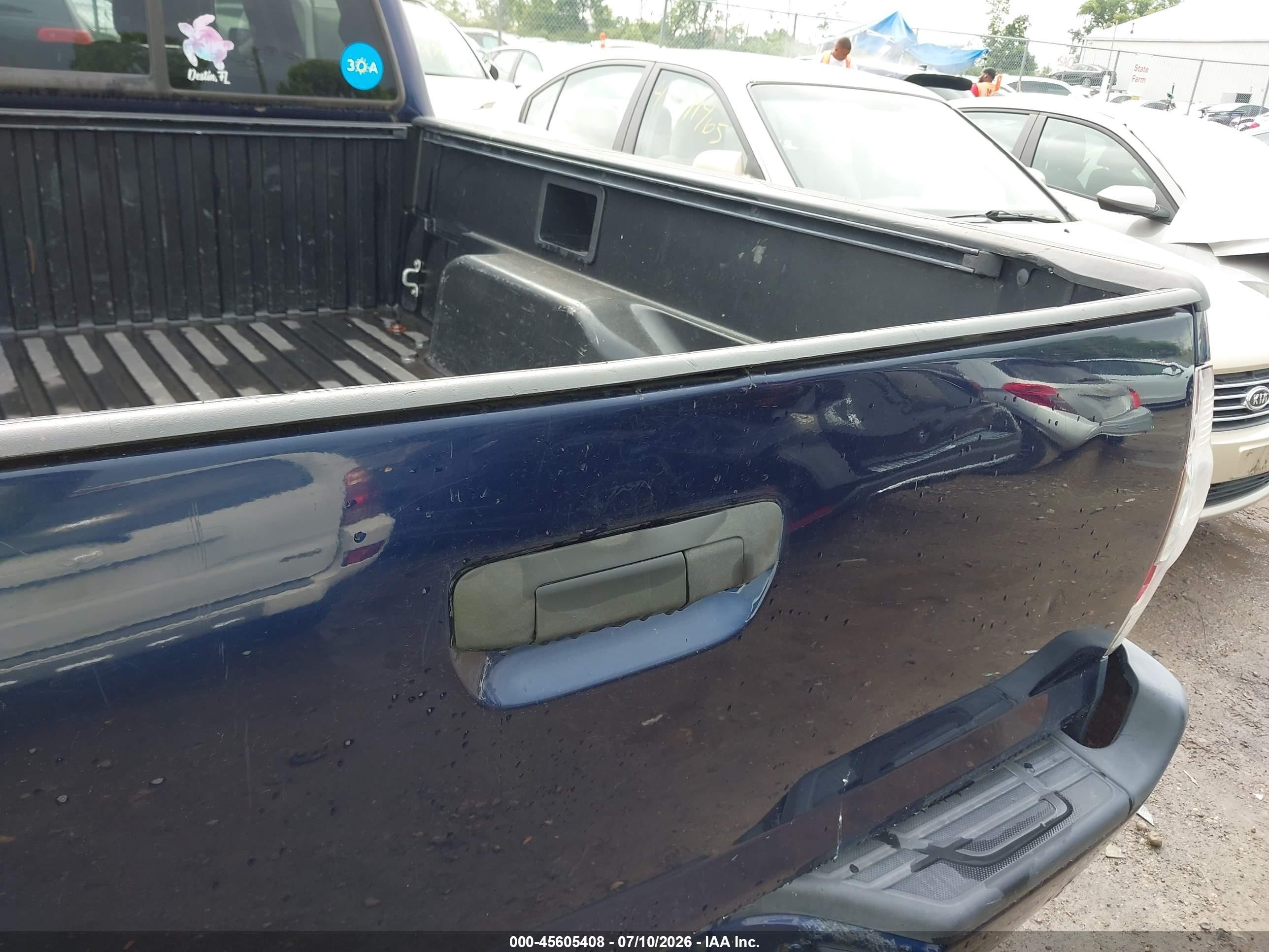 2012 Toyota Tacoma Base V6 Dark Blue vin: 3TMMU4FN3CM043961