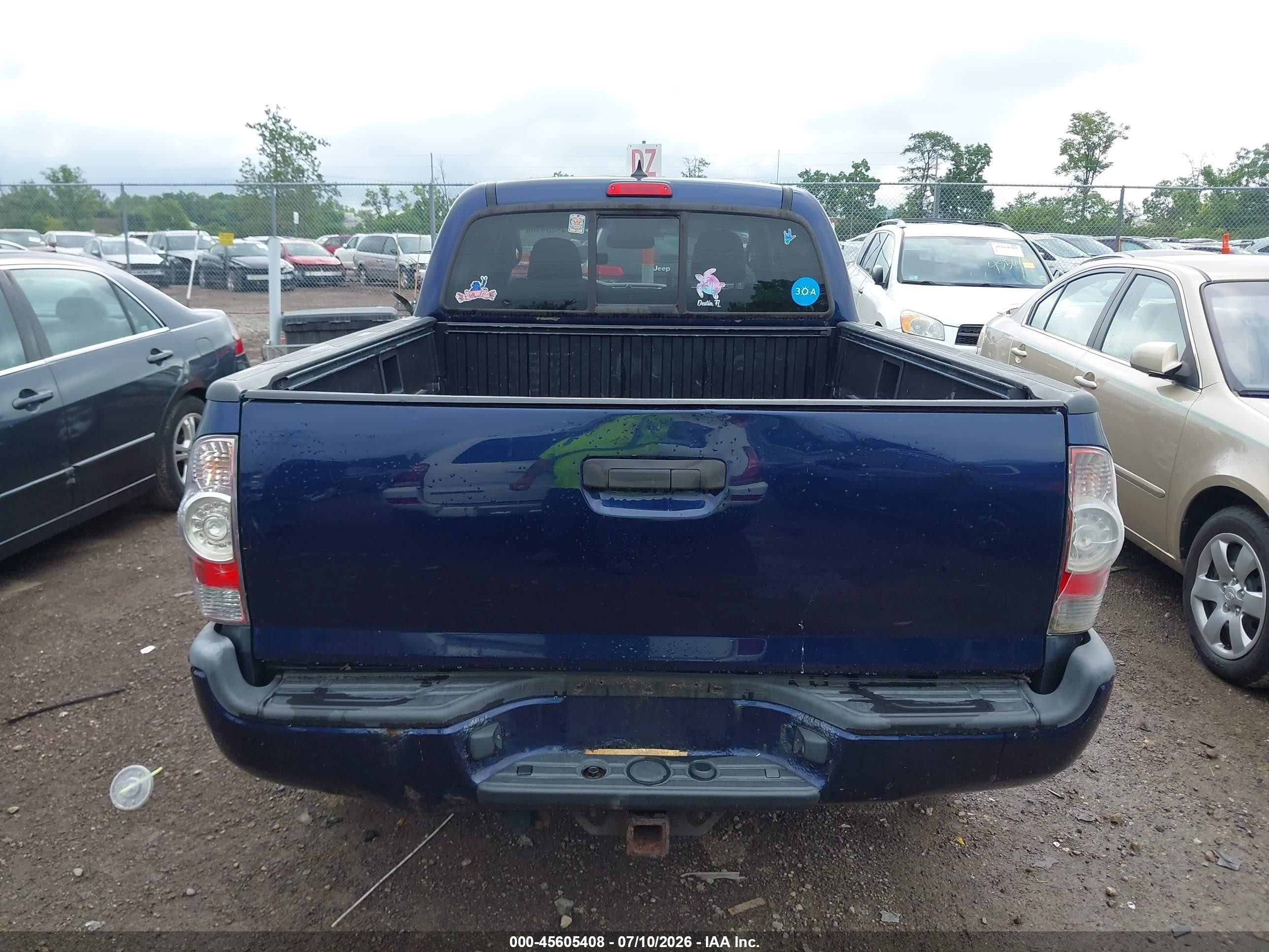 2012 Toyota Tacoma Base V6 Dark Blue vin: 3TMMU4FN3CM043961