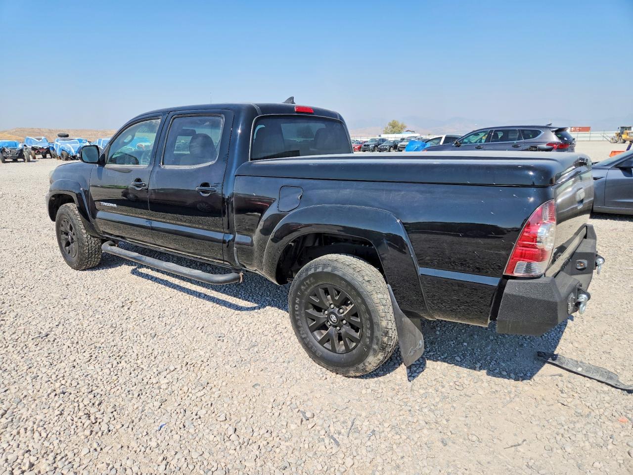 2012 Toyota Tacoma Double Cab Long Bed Black vin: 3TMMU4FN3CM046746