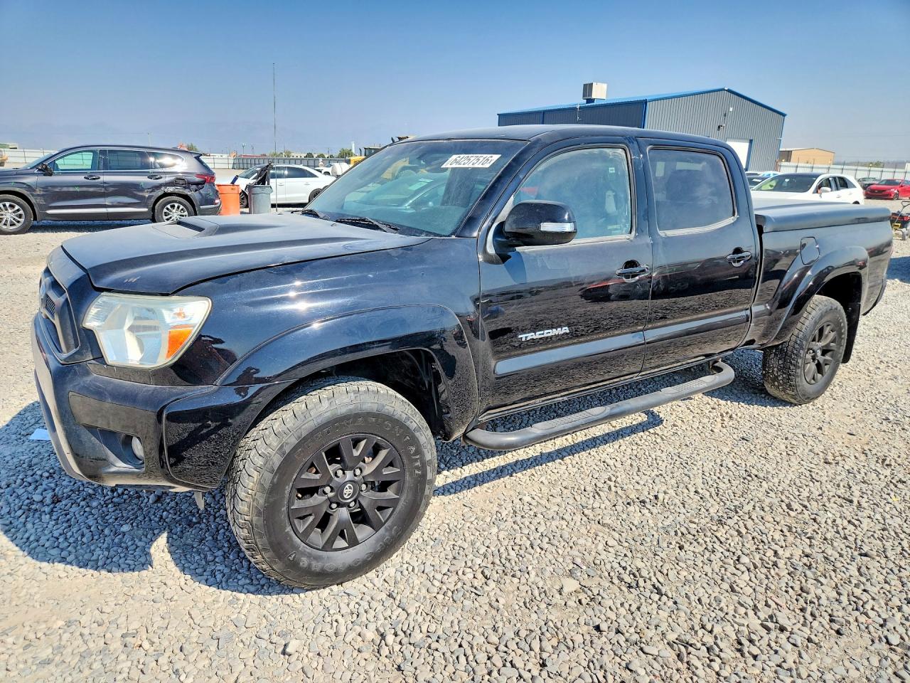 2012 Toyota Tacoma Double Cab Long Bed Black vin: 3TMMU4FN3CM046746