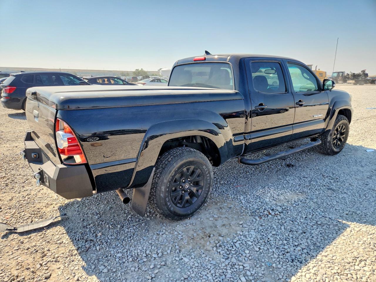2012 Toyota Tacoma Double Cab Long Bed Black vin: 3TMMU4FN3CM046746