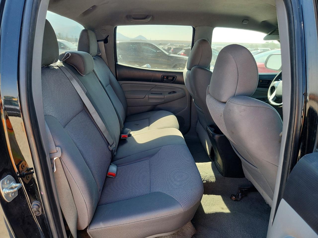 2012 Toyota Tacoma Double Cab Long Bed Black vin: 3TMMU4FN3CM046746