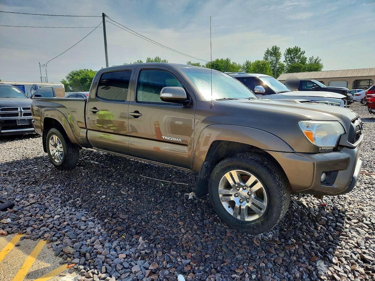 2012 Toyota Tacoma Double Cab Long Bed Gray vin: 3TMMU4FN3CM048271