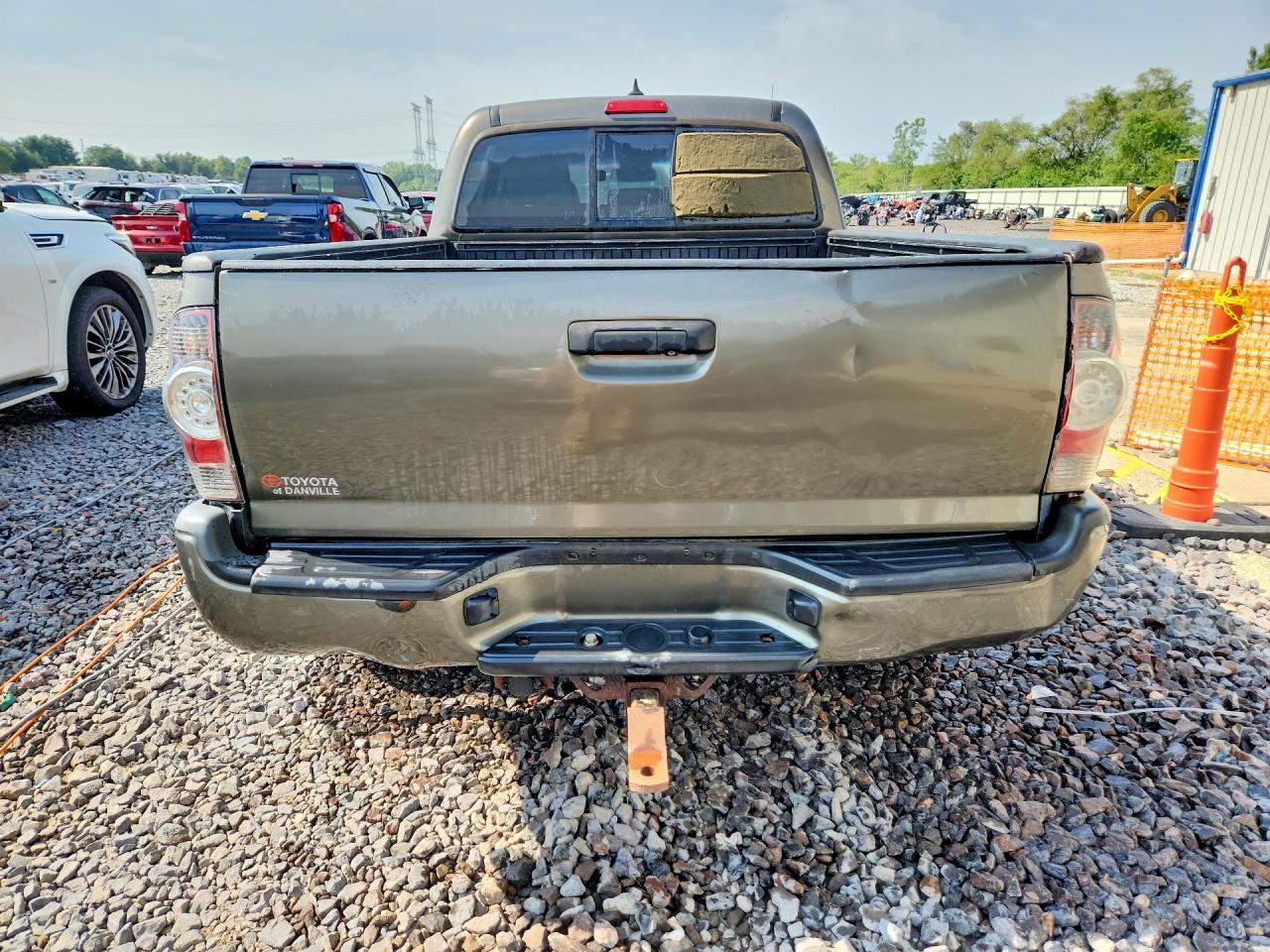 2012 Toyota Tacoma Double Cab Long Bed Gray vin: 3TMMU4FN3CM048271