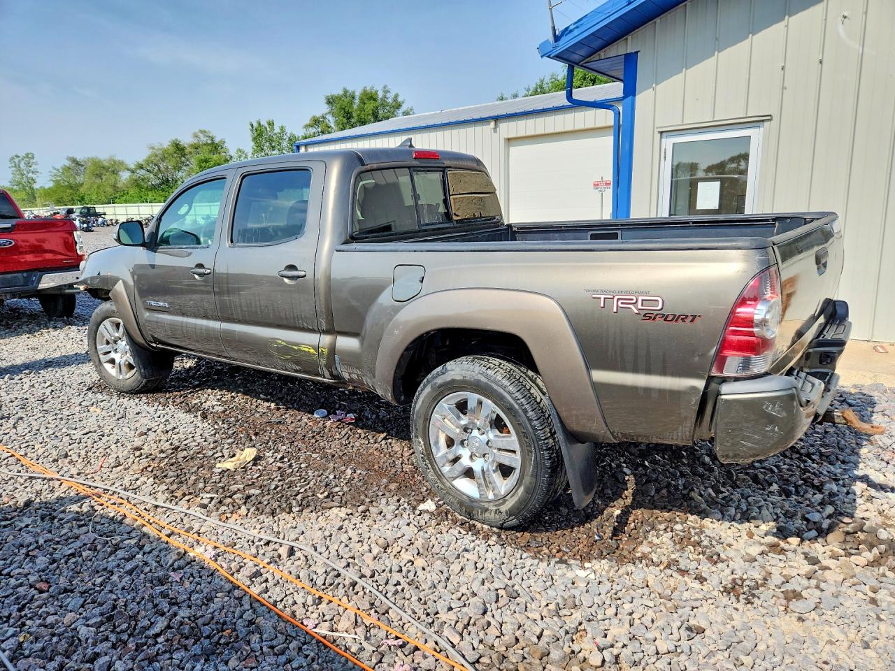 2012 Toyota Tacoma Double Cab Long Bed Gray vin: 3TMMU4FN3CM048271