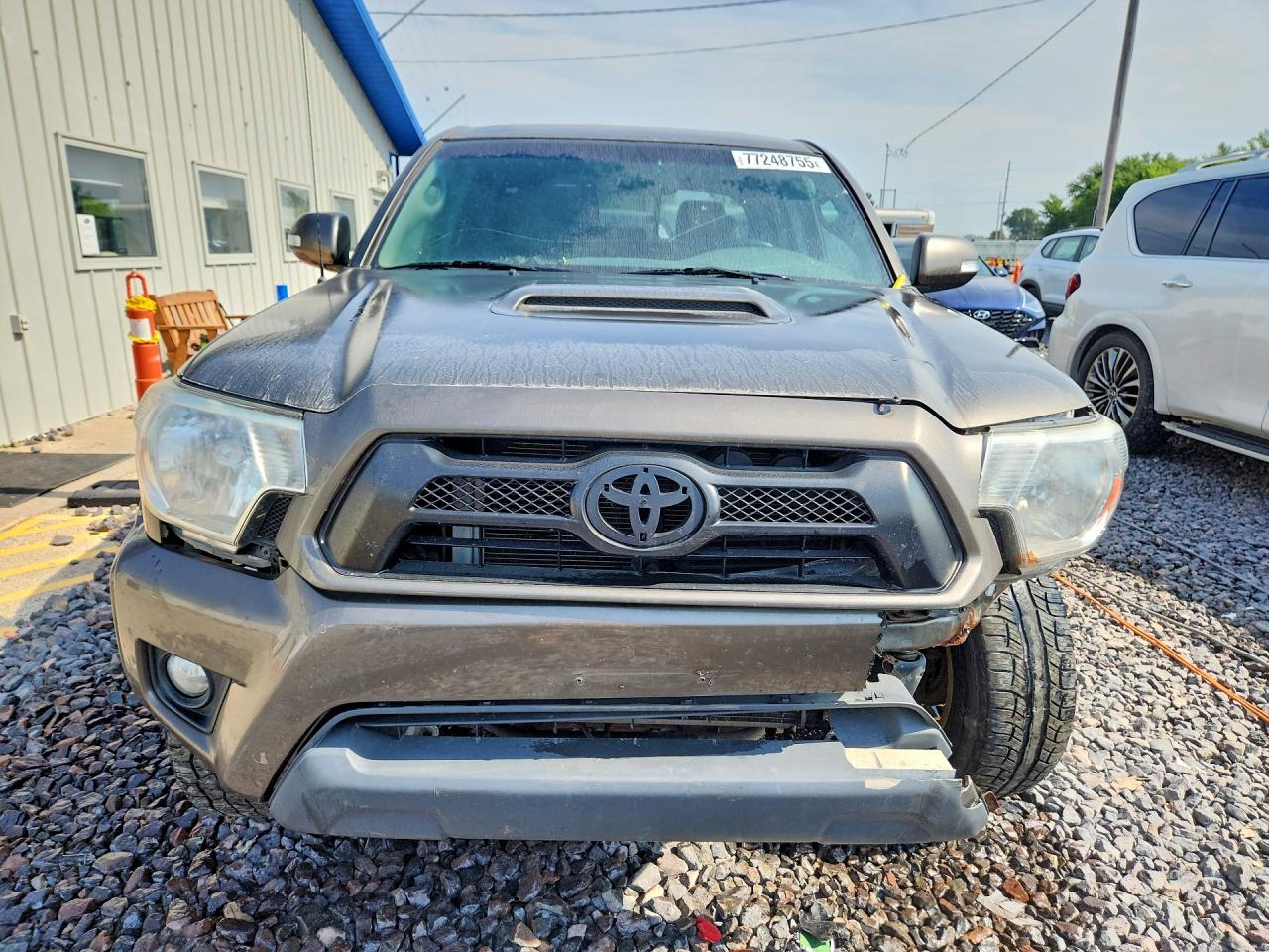 2012 Toyota Tacoma Double Cab Long Bed Gray vin: 3TMMU4FN3CM048271