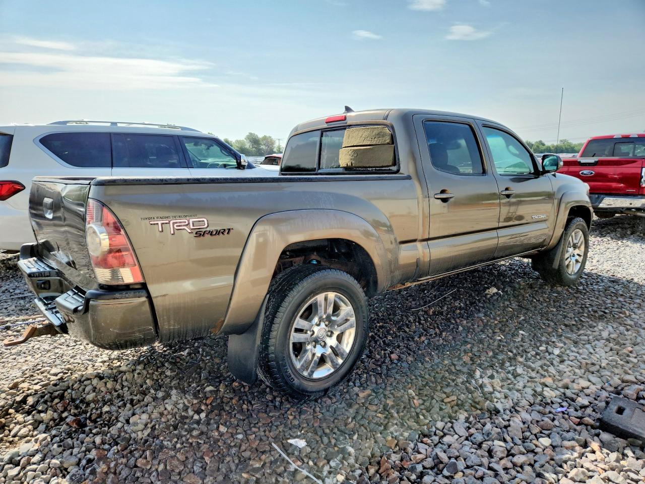 2012 Toyota Tacoma Double Cab Long Bed Gray vin: 3TMMU4FN3CM048271