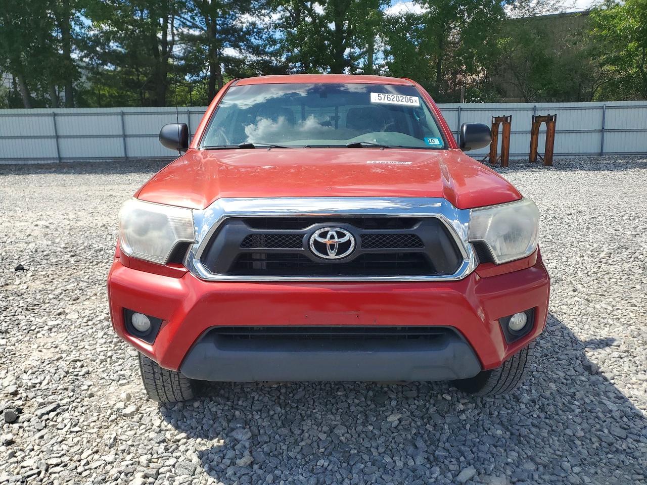 2015 Toyota Tacoma Double Cab Long Bed Red vin: 3TMMU4FN3FM082697