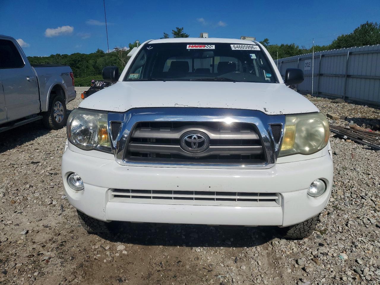 2010 Toyota Tacoma Double Cab Long Bed White vin: 3TMMU4FN4AM023148
