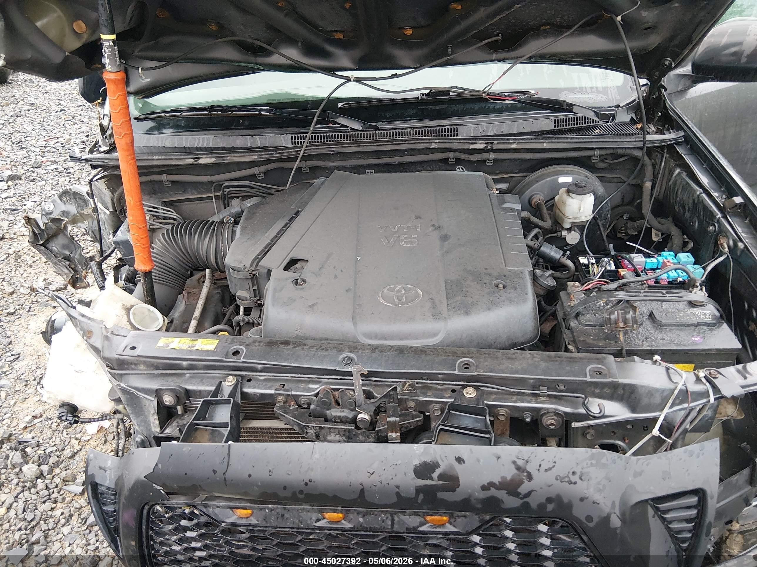 2011 Toyota Tacoma Base V6 Pewter vin: 3TMMU4FN4BM024351