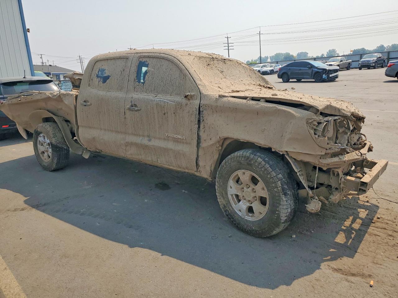 2012 Toyota Tacoma Double Cab Long Bed Угольный vin: 3TMMU4FN4CM046397