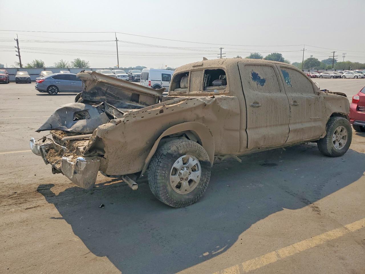 2012 Toyota Tacoma Double Cab Long Bed Угольный vin: 3TMMU4FN4CM046397
