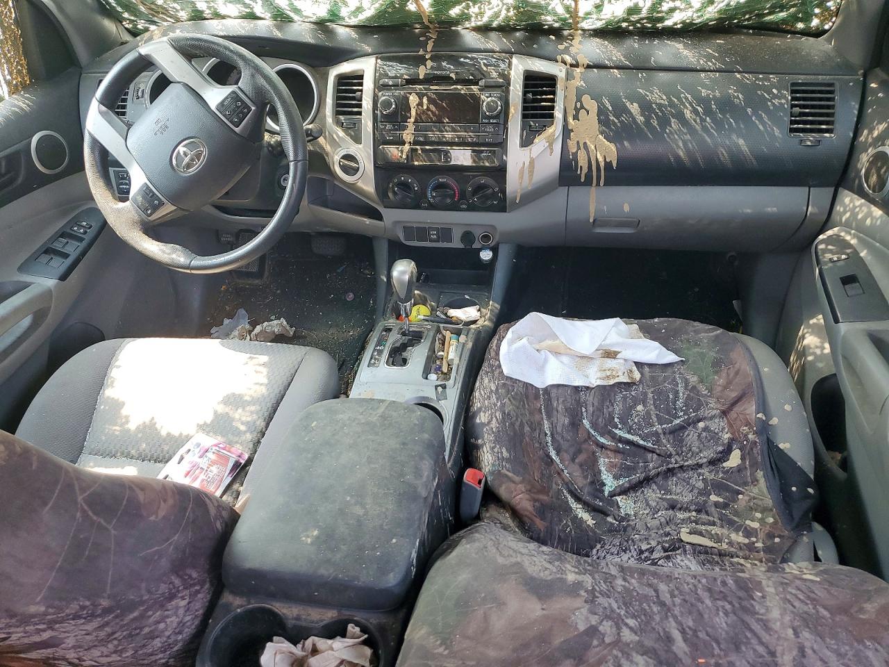 2012 Toyota Tacoma Double Cab Long Bed Угольный vin: 3TMMU4FN4CM046397