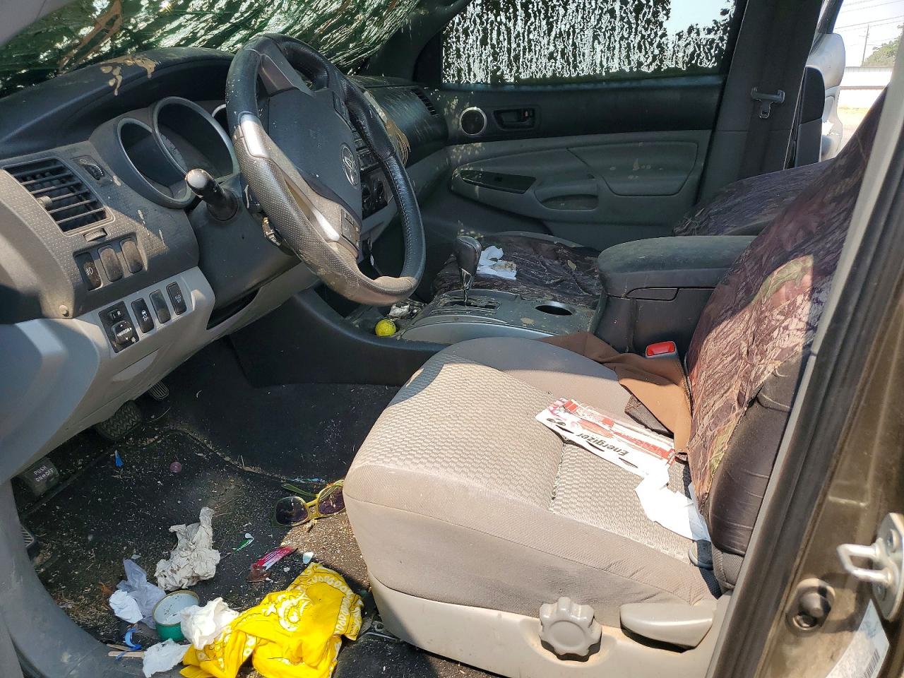 2012 Toyota Tacoma Double Cab Long Bed Угольный vin: 3TMMU4FN4CM046397