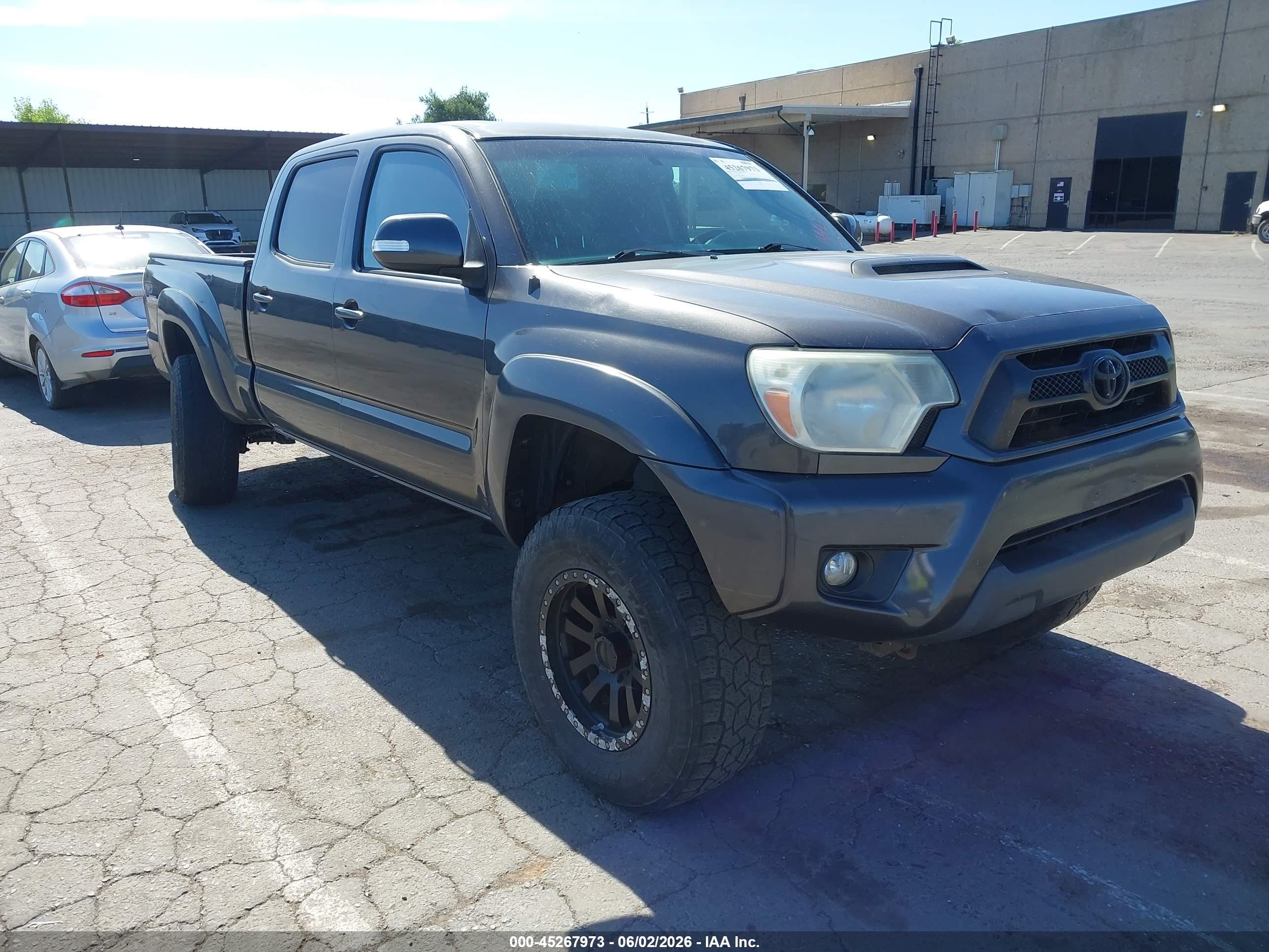 2012 Toyota Tacoma Base V6 Gray vin: 3TMMU4FN4CM049008