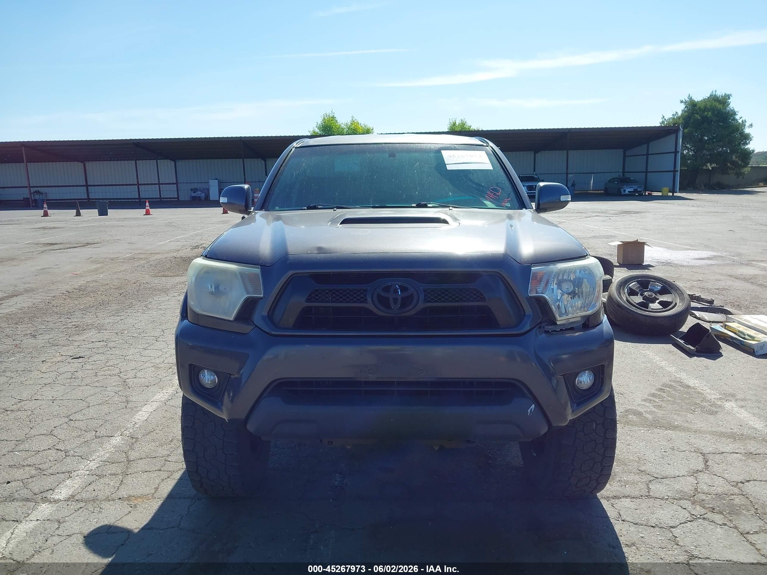2012 Toyota Tacoma Base V6 Gray vin: 3TMMU4FN4CM049008