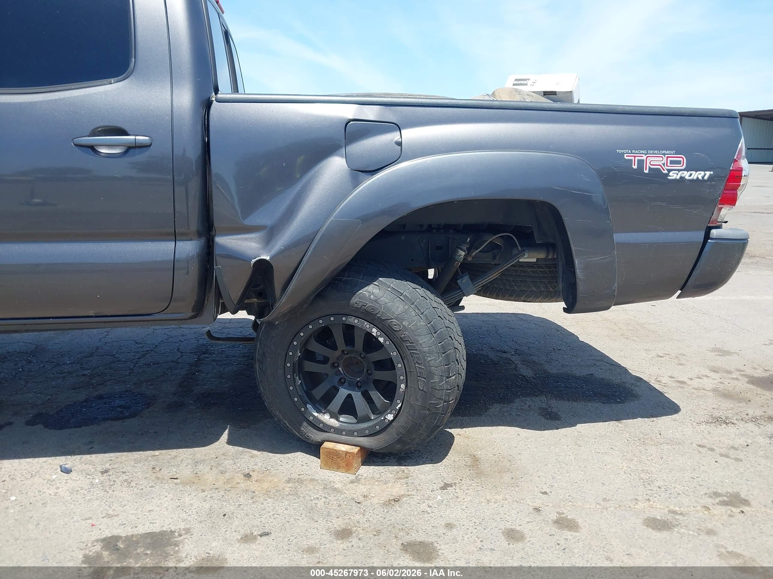 2012 Toyota Tacoma Base V6 Gray vin: 3TMMU4FN4CM049008