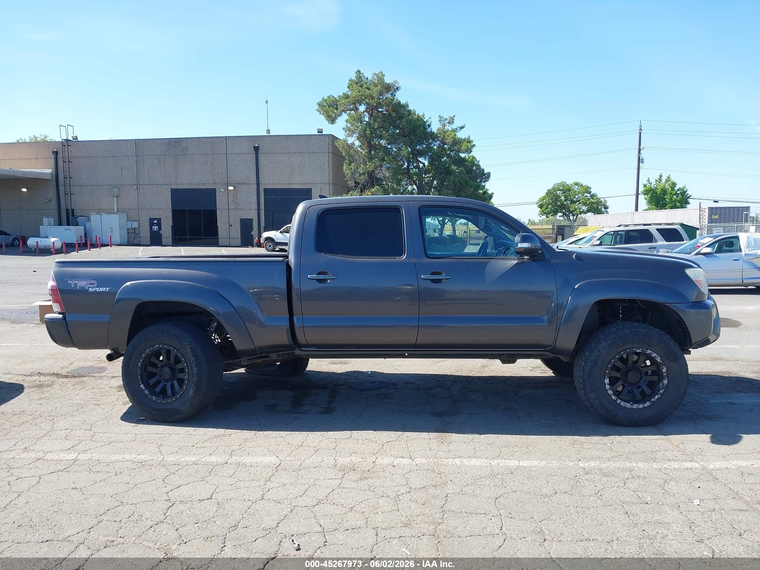 2012 Toyota Tacoma Base V6 Gray vin: 3TMMU4FN4CM049008