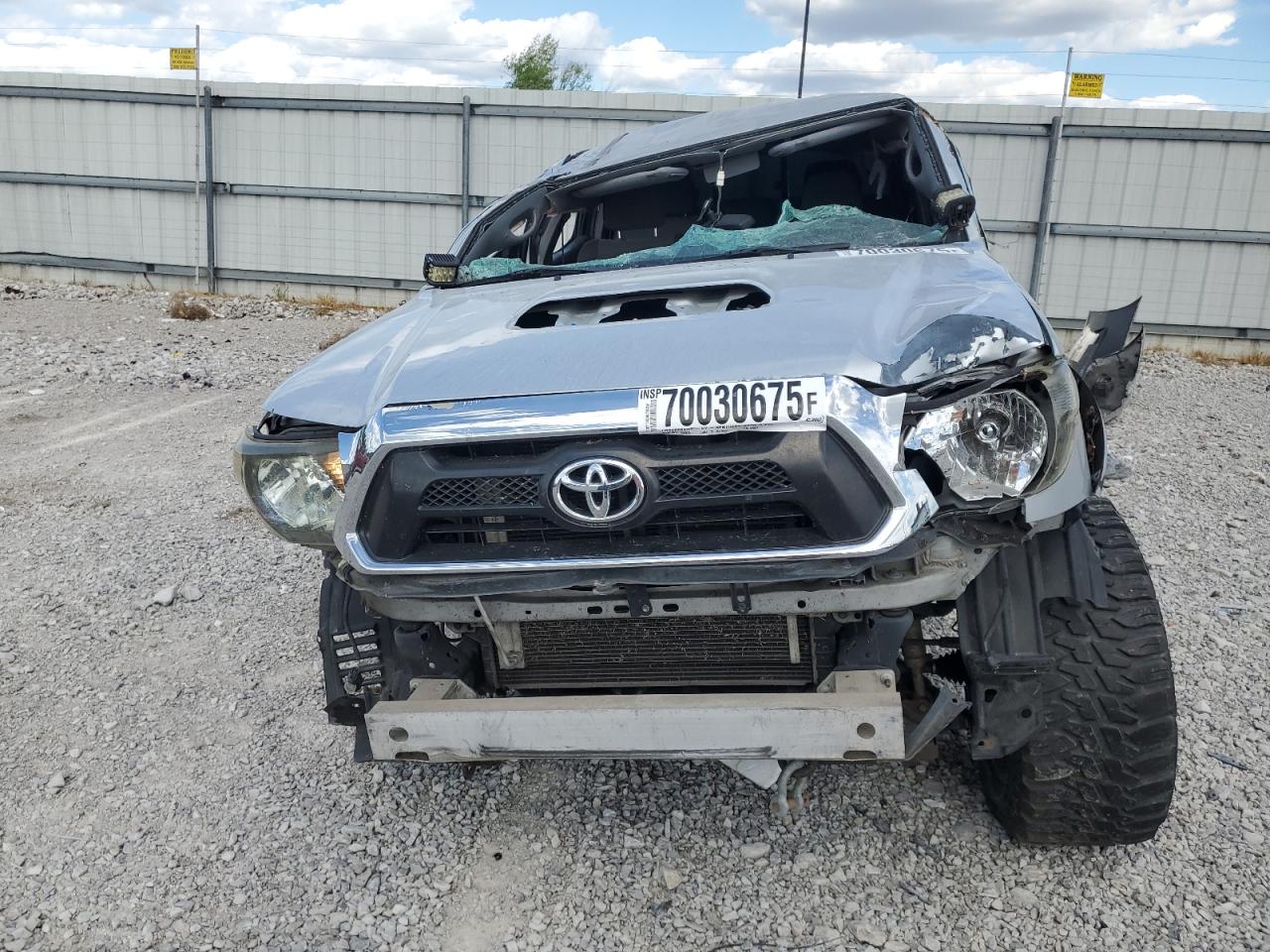2013 Toyota Tacoma Double Cab Long Bed Gray vin: 3TMMU4FN4DM049821