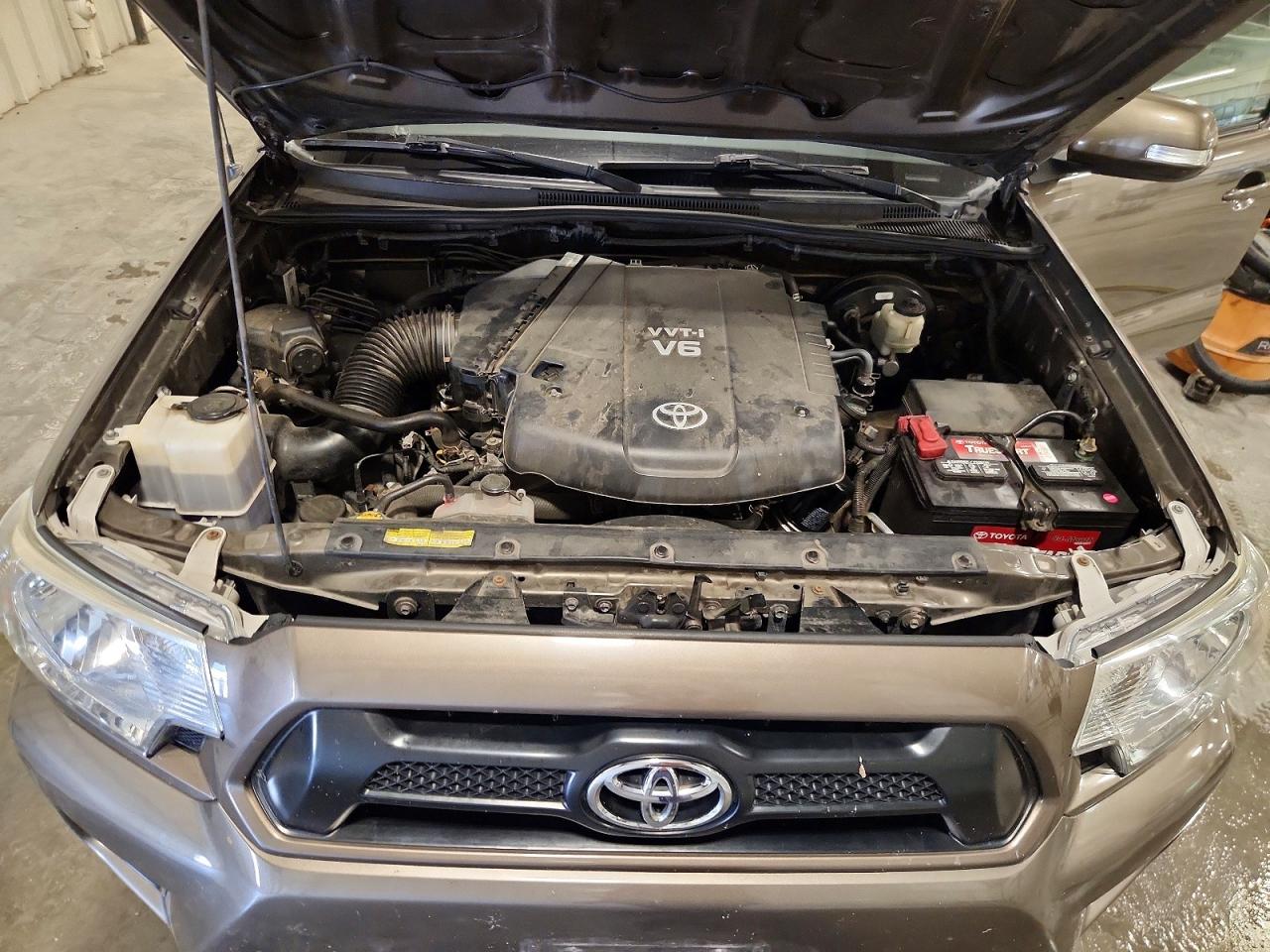 2014 Toyota Tacoma Double Cab Long Bed Brown vin: 3TMMU4FN4EM068631
