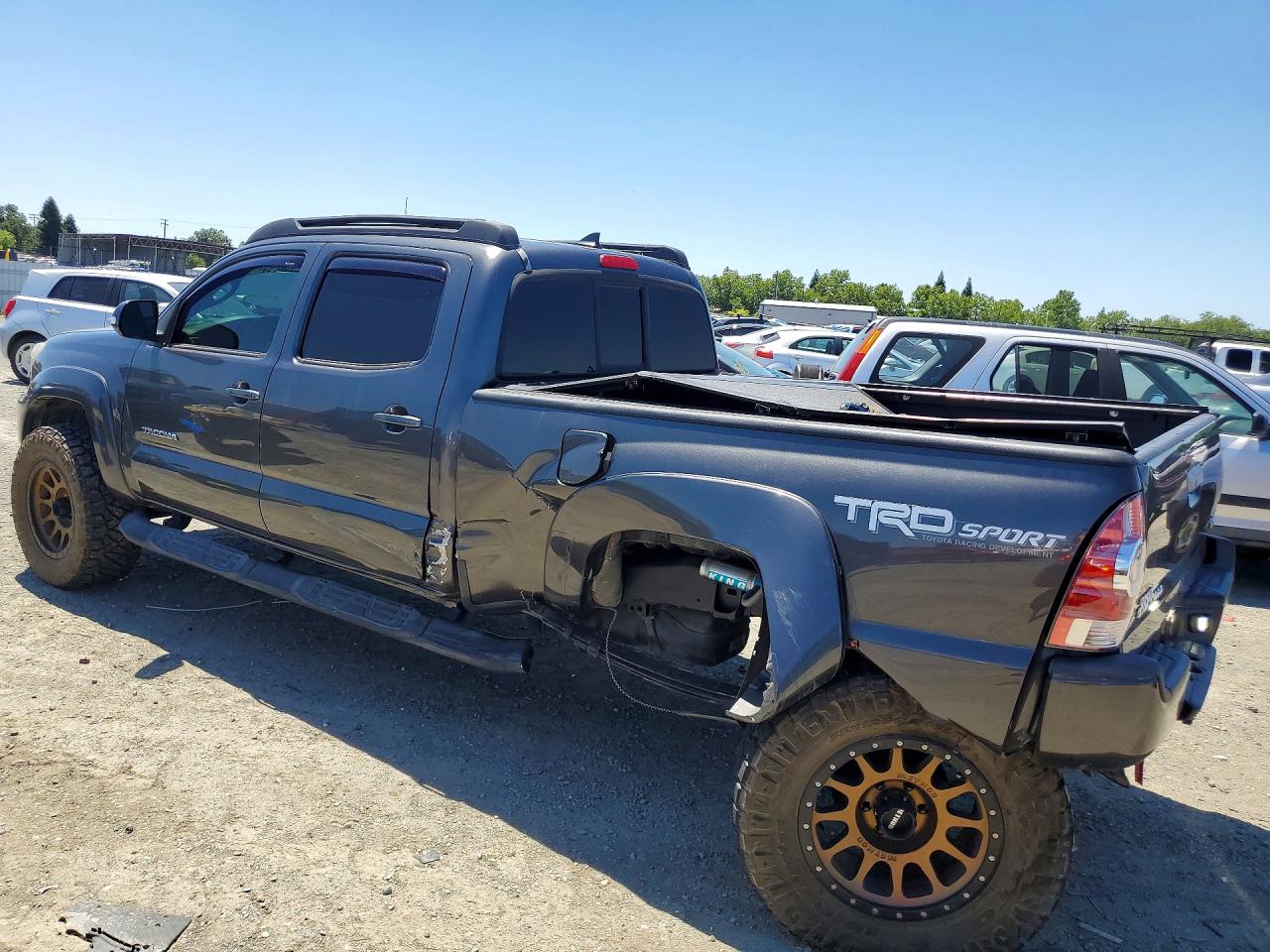 2015 Toyota Tacoma Double Cab Long Bed Charcoal vin: 3TMMU4FN4FM074964