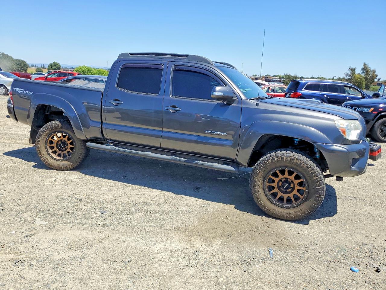 2015 Toyota Tacoma Double Cab Long Bed Charcoal vin: 3TMMU4FN4FM074964
