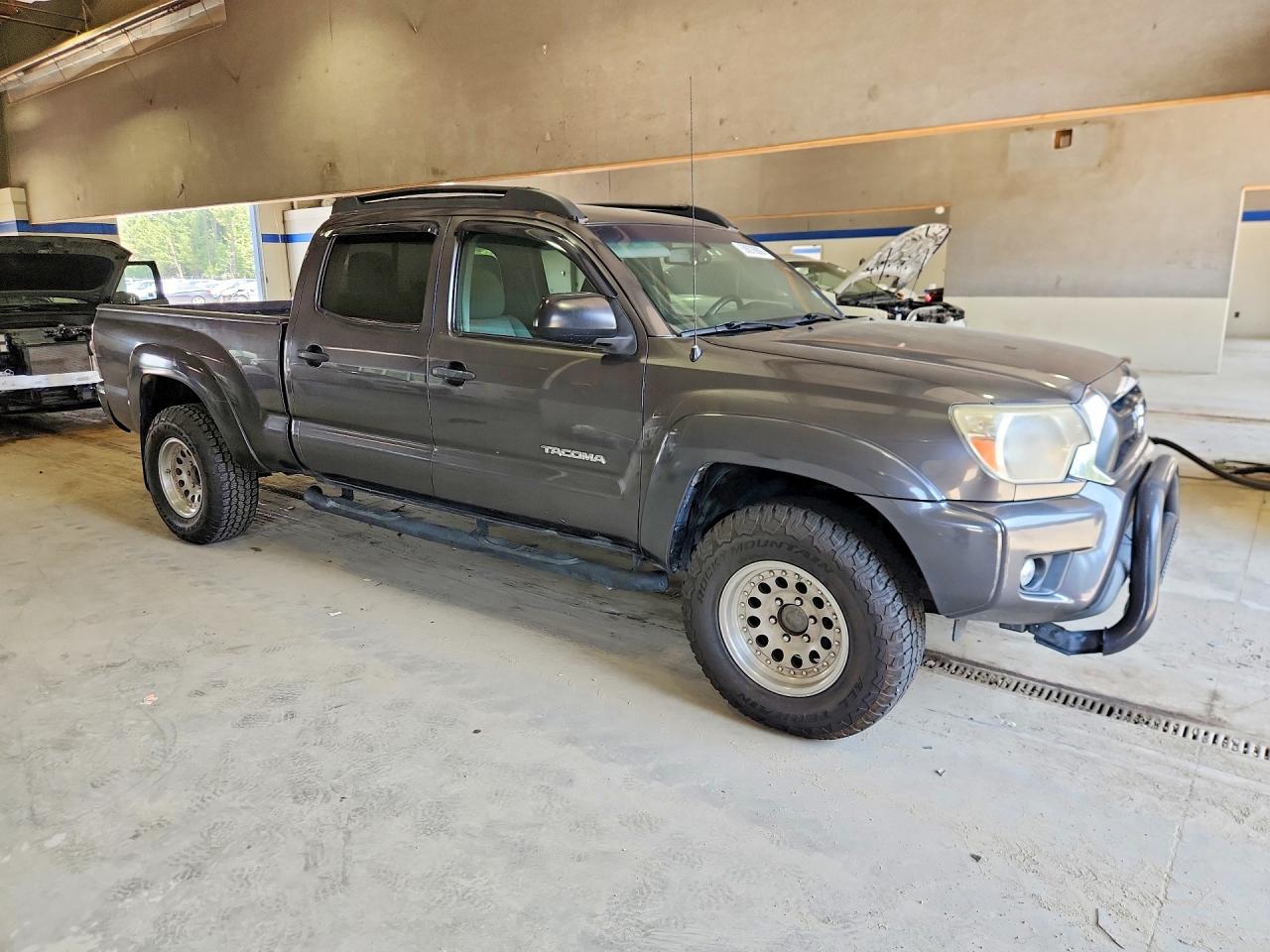 2013 Toyota Tacoma Double Cab Long Bed Gray vin: 3TMMU4FN5DM056762