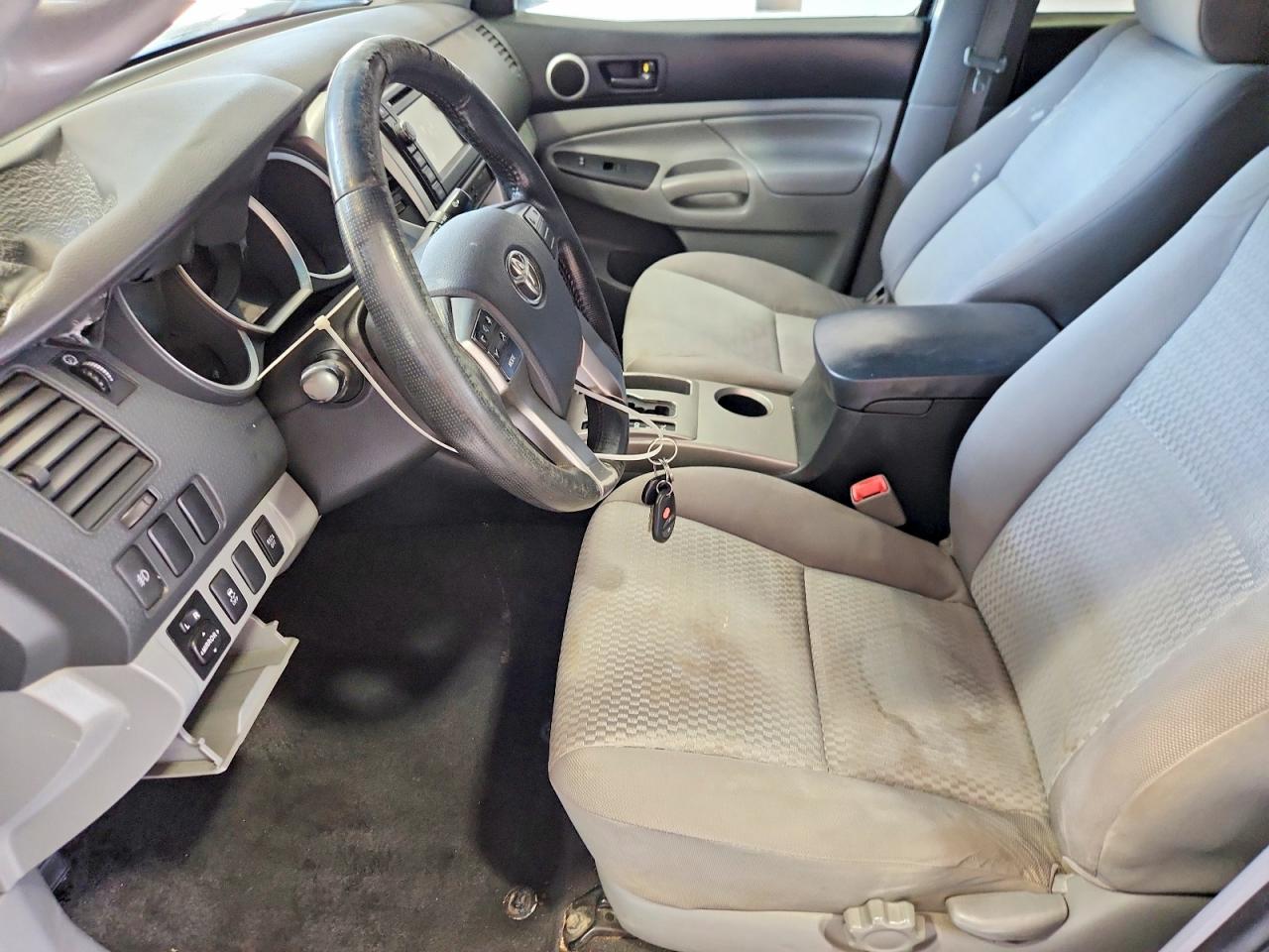 2013 Toyota Tacoma Double Cab Long Bed Gray vin: 3TMMU4FN5DM056762