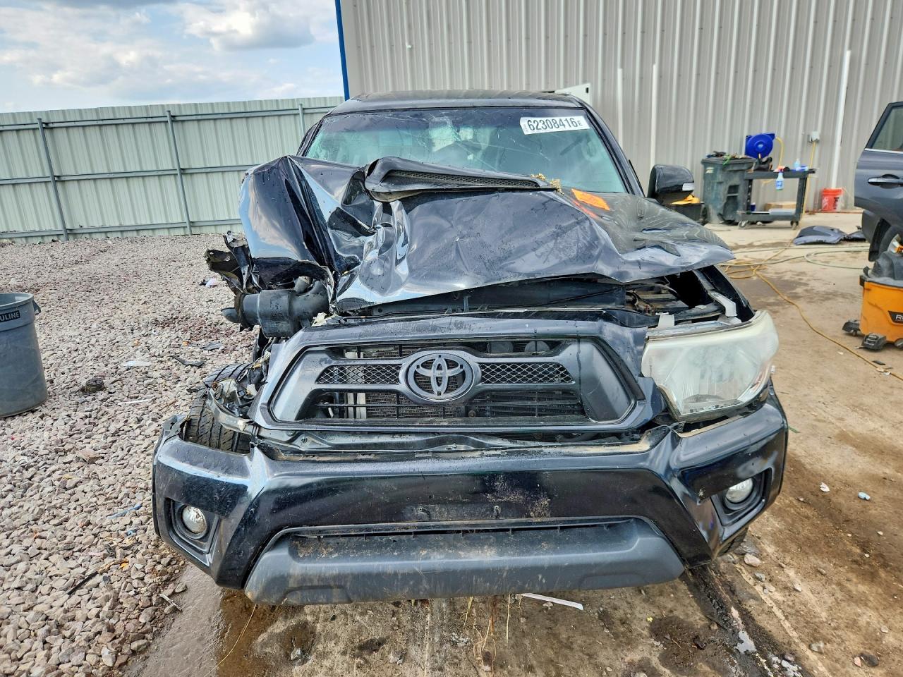 2013 Toyota Tacoma Double Cab Long Bed Black vin: 3TMMU4FN5DM057572