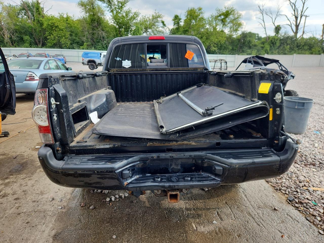 2013 Toyota Tacoma Double Cab Long Bed Black vin: 3TMMU4FN5DM057572