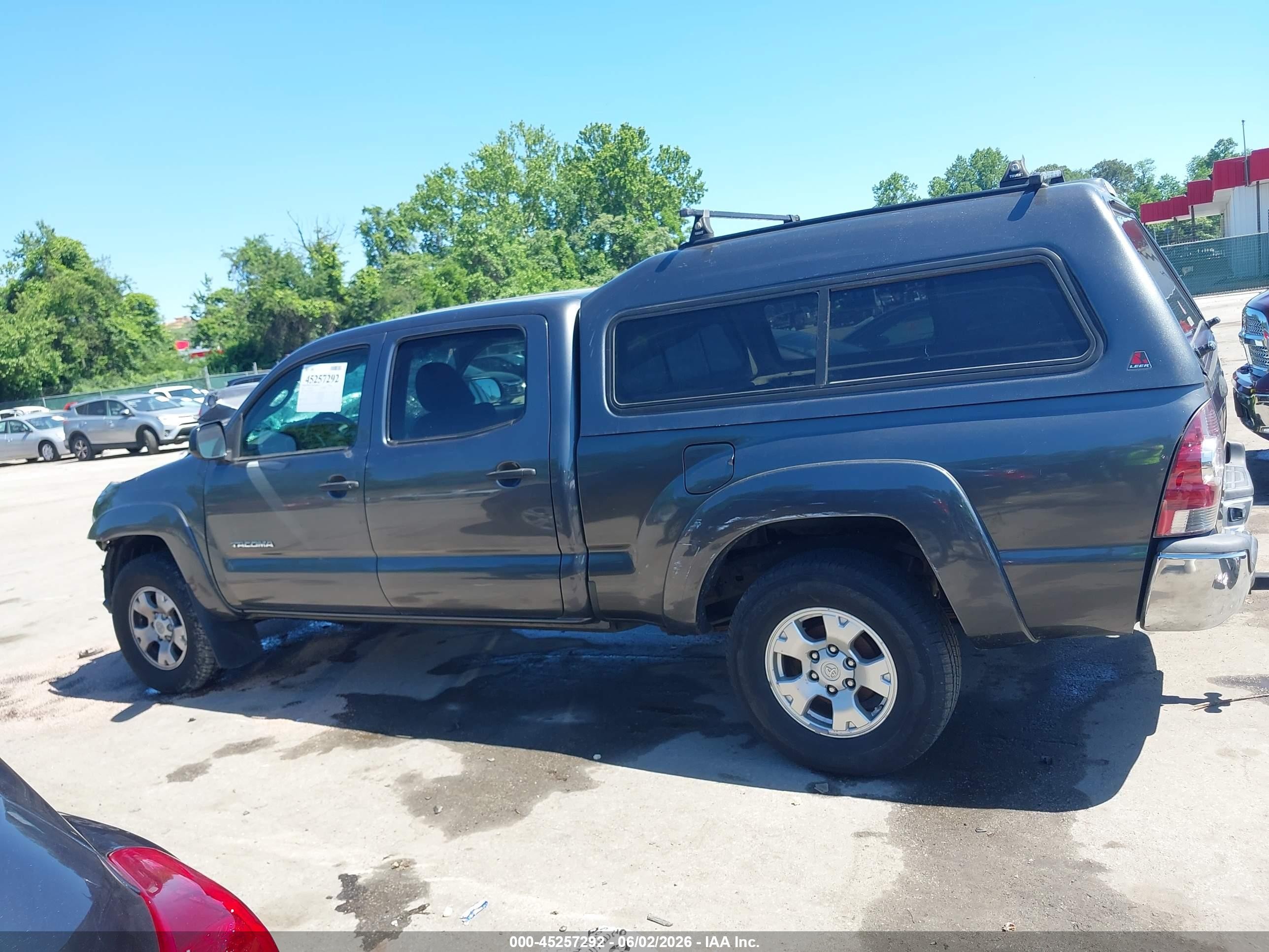 2014 Toyota Tacoma Base V6 Серый vin: 3TMMU4FN5EM064104