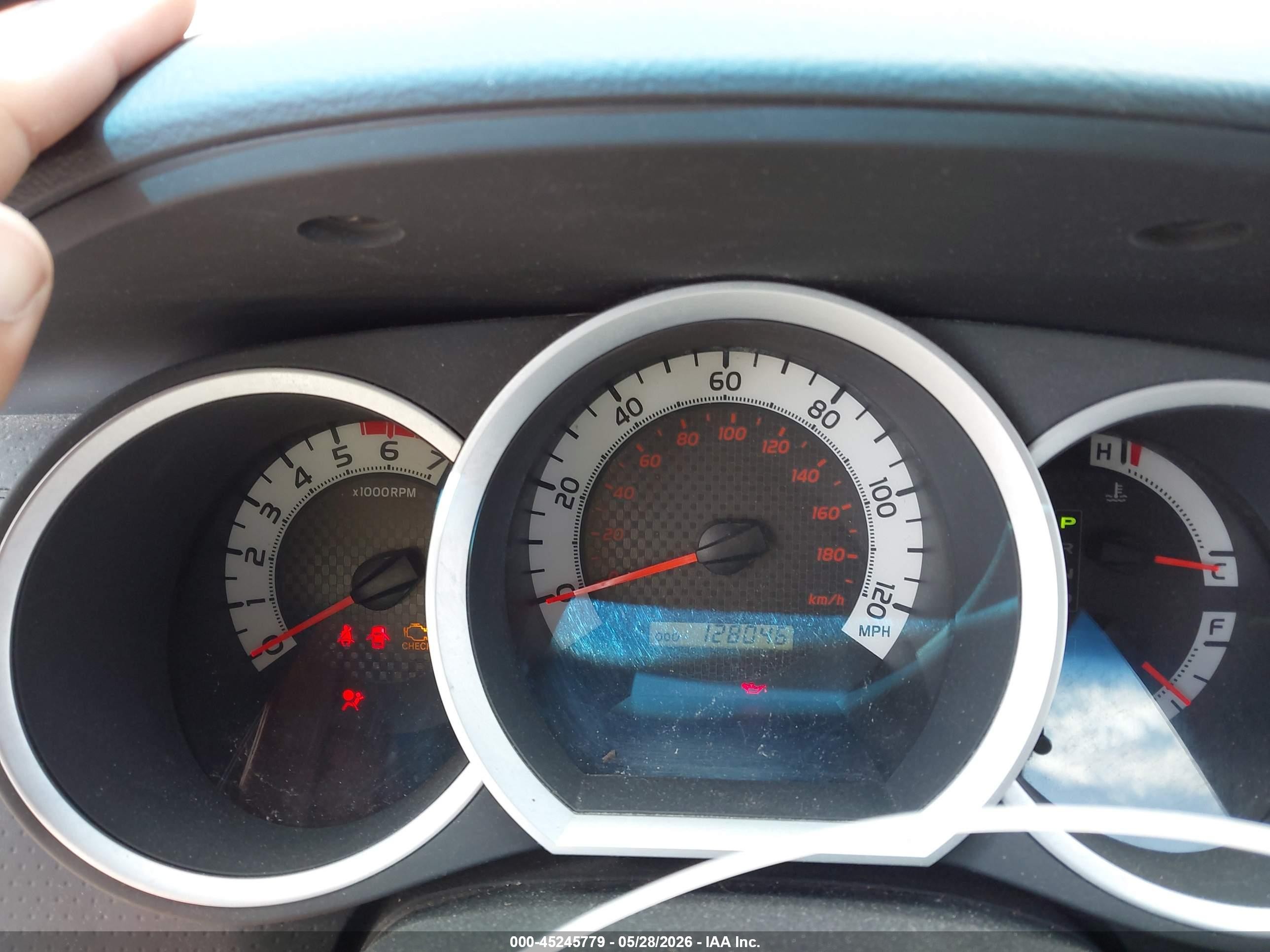 2014 Toyota Tacoma Base V6 Red vin: 3TMMU4FN5EM066838