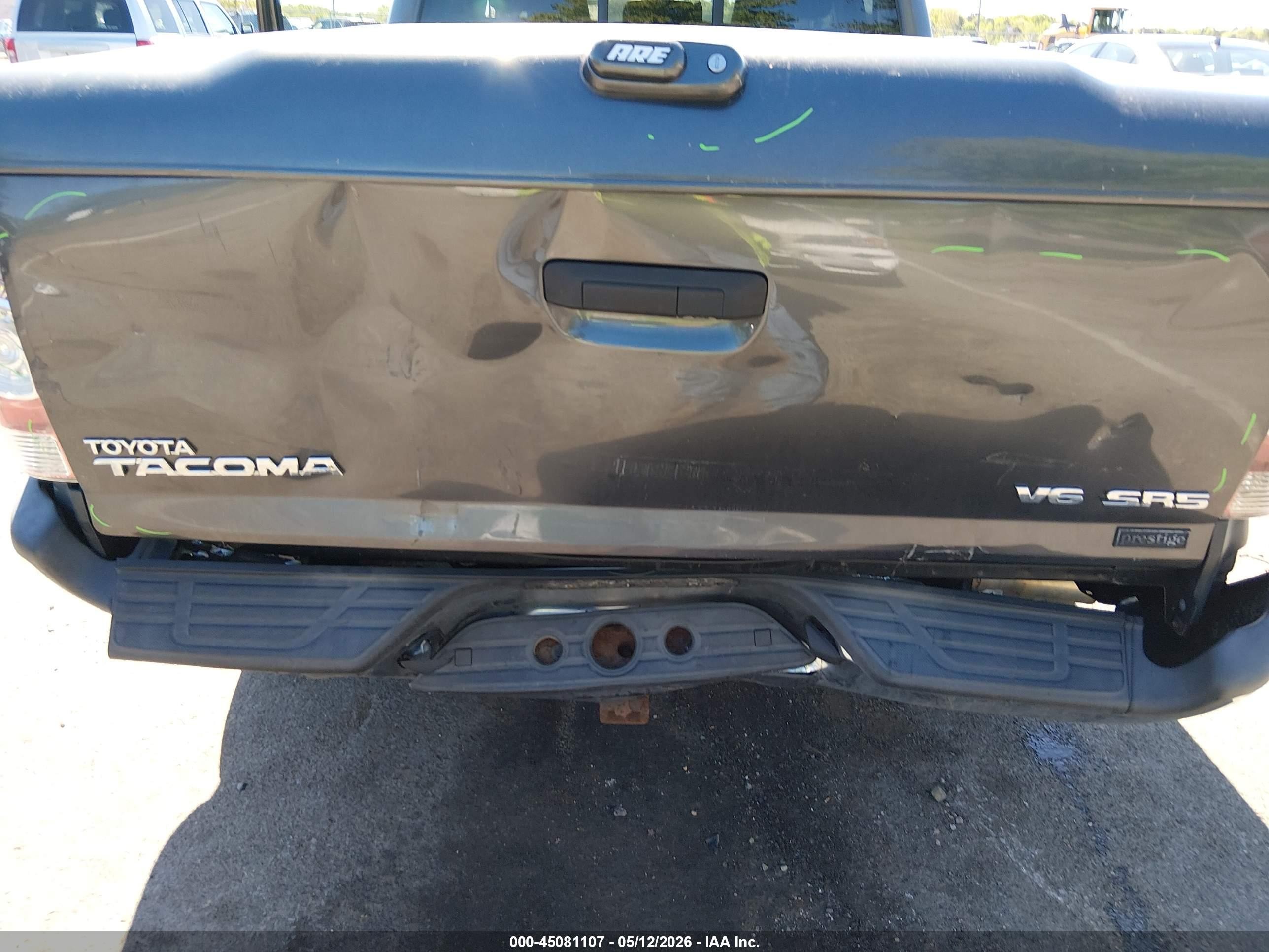 2015 Toyota Tacoma Base V6 Gray vin: 3TMMU4FN5FM074343