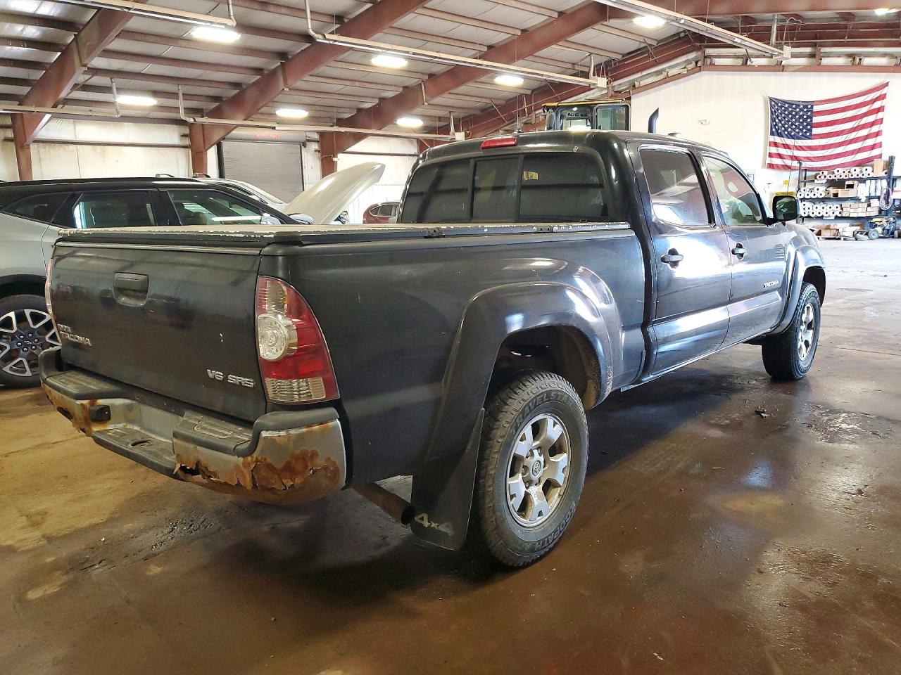 2010 Toyota Tacoma Double Cab Long Bed Black vin: 3TMMU4FN6AM019246
