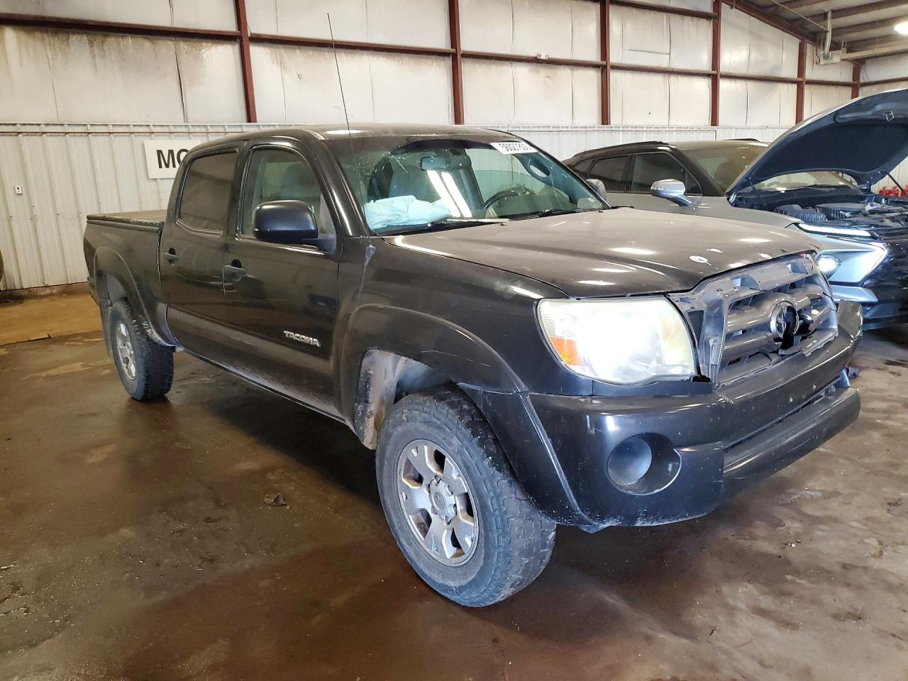 2010 Toyota Tacoma Double Cab Long Bed Black vin: 3TMMU4FN6AM019246