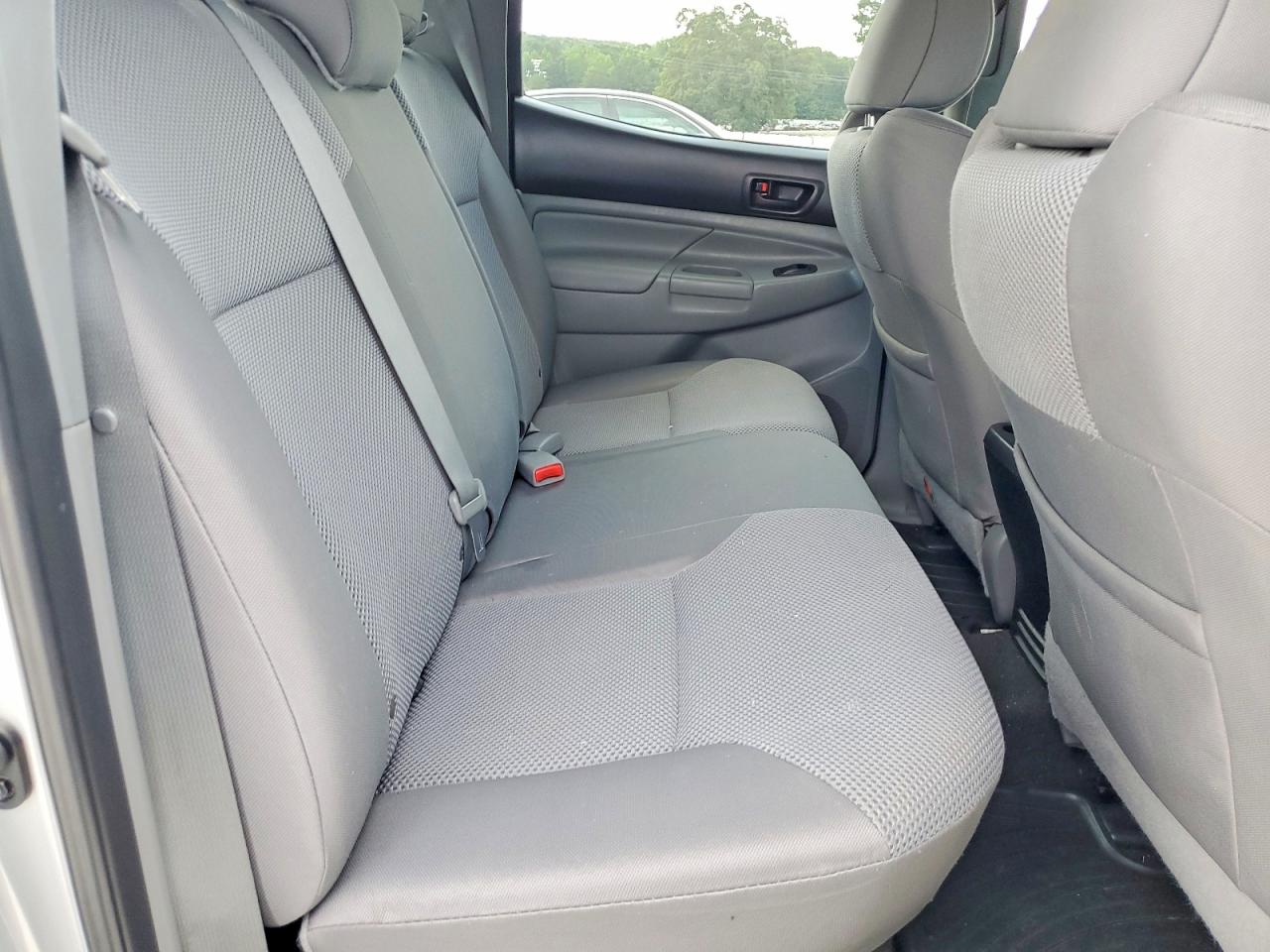 2012 Toyota Tacoma Double Cab Long Bed Silver vin: 3TMMU4FN6CM048085