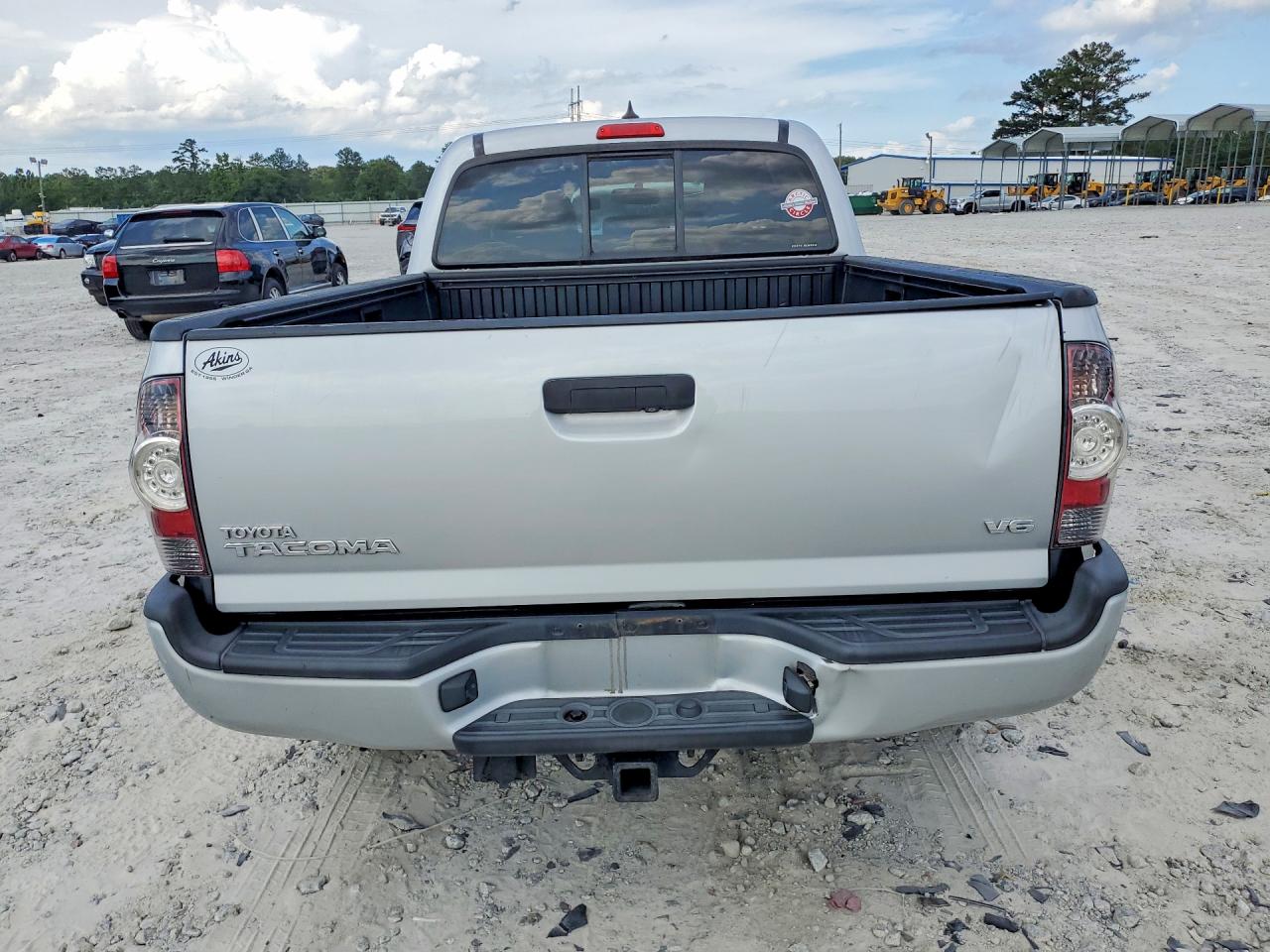 2012 Toyota Tacoma Double Cab Long Bed Silver vin: 3TMMU4FN6CM048085
