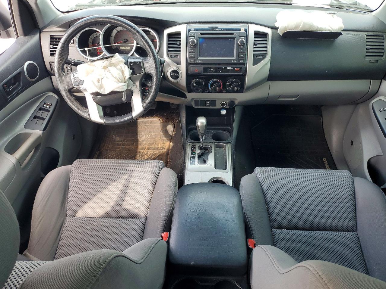 2012 Toyota Tacoma Double Cab Long Bed Silver vin: 3TMMU4FN6CM048085