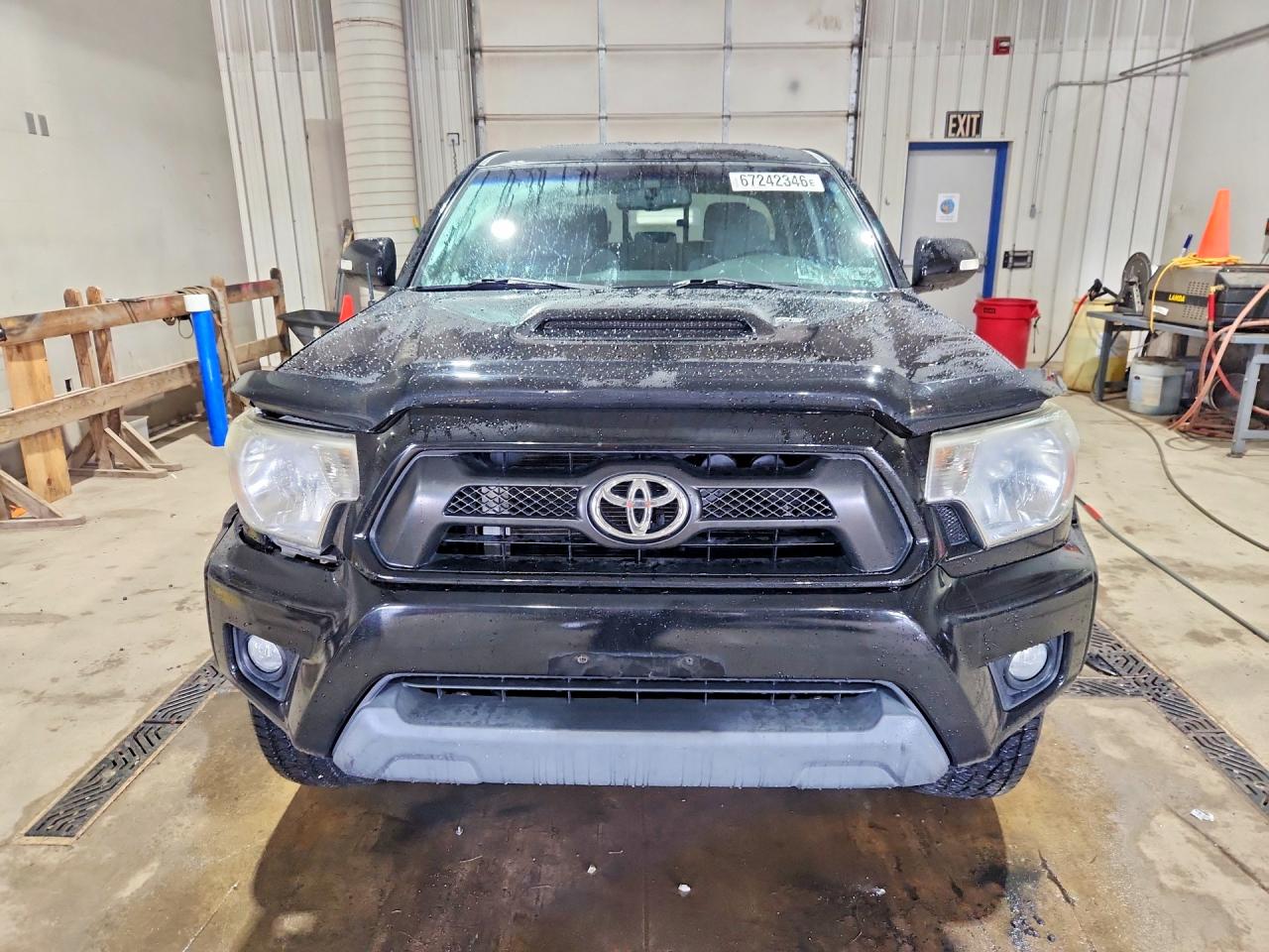 2013 Toyota Tacoma Double Cab Long Bed Black vin: 3TMMU4FN6DM057192