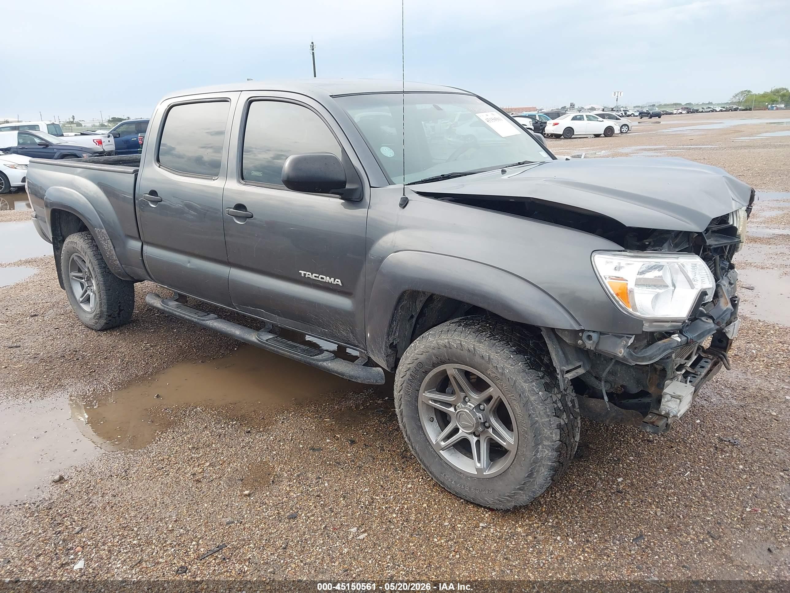 2014 Toyota Tacoma Base V6 Серый vin: 3TMMU4FN6EM063205